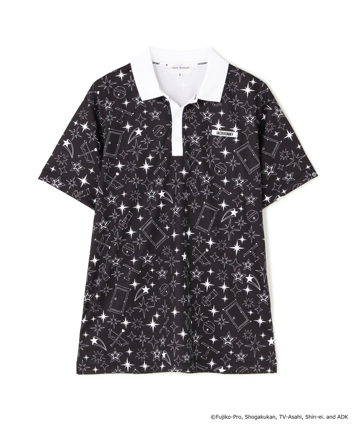 [ドラえもん] ポリエステルカノコ半袖ポロシャツ (MENS)