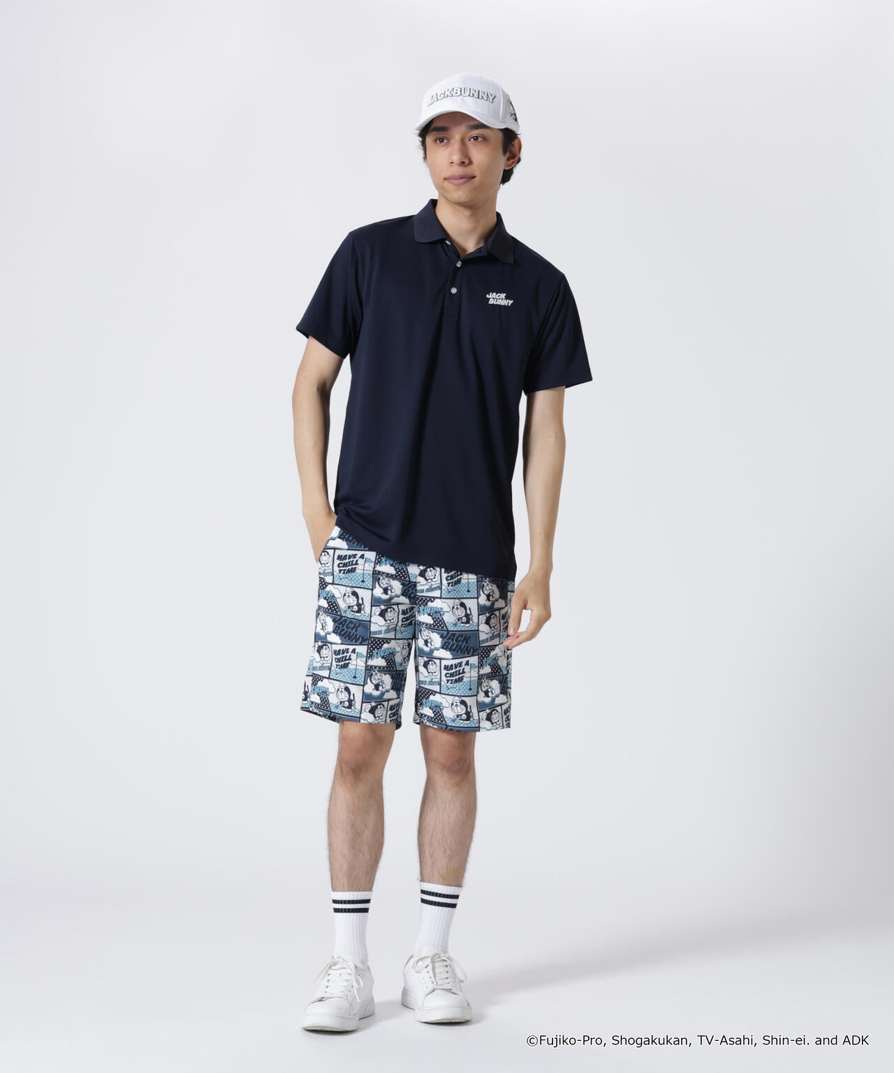 一部店舗&公式オンライン限定】【ドラえもん】PEカノコ半袖ポロシャツ