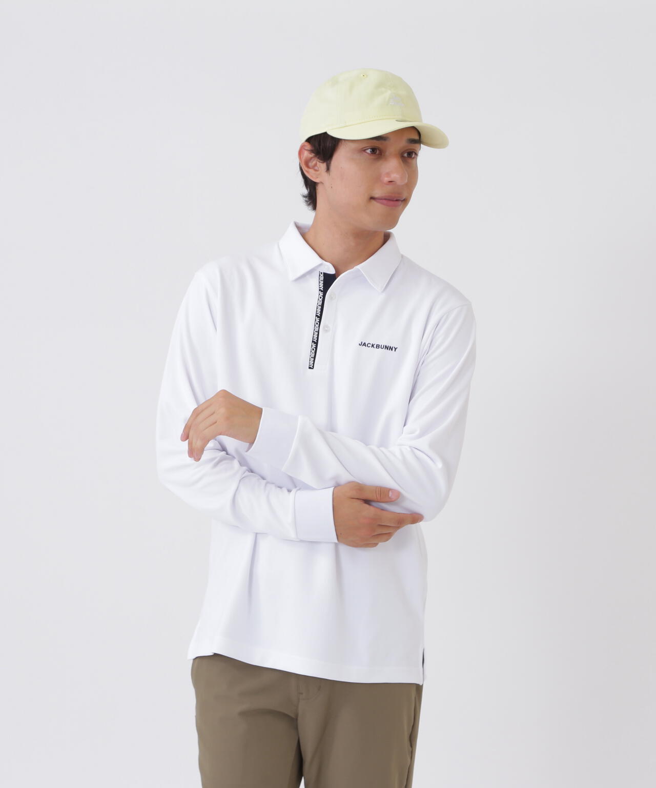 HyperHelixポンチ長袖ポロシャツ (MENS) | Jack Bunny!!（ジャック