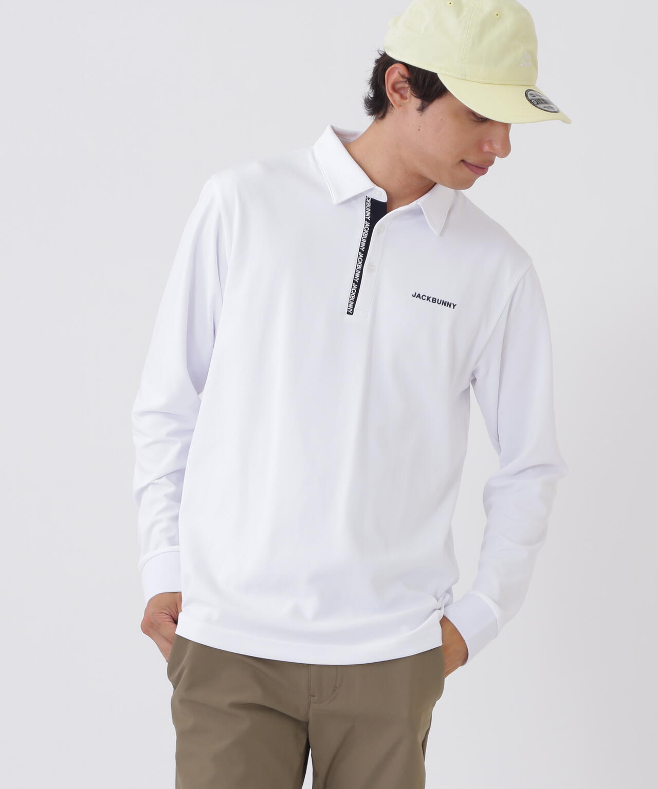 HyperHelixポンチ長袖ポロシャツ (MENS) | Jack Bunny!!（ジャック