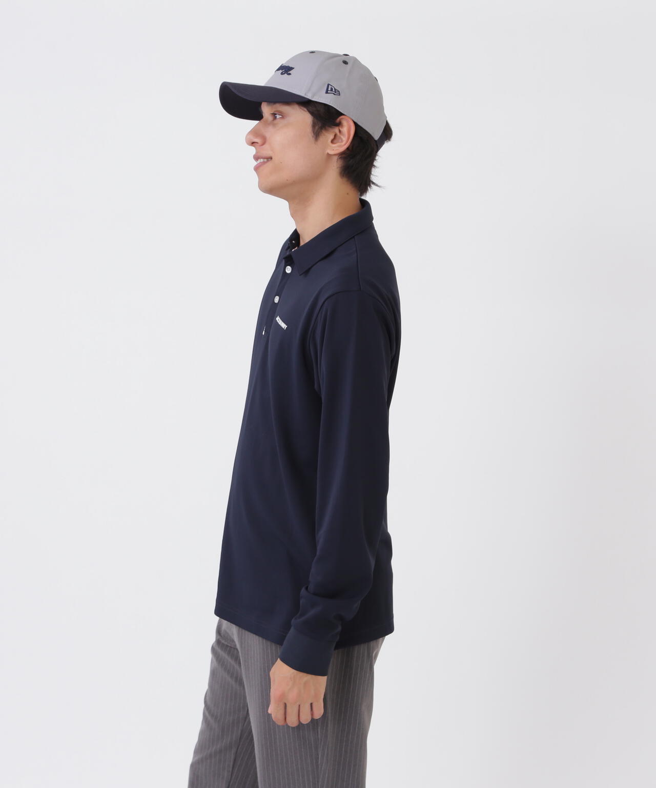 HyperHelixポンチ長袖ポロシャツ (MENS) | Jack Bunny!!（ジャック