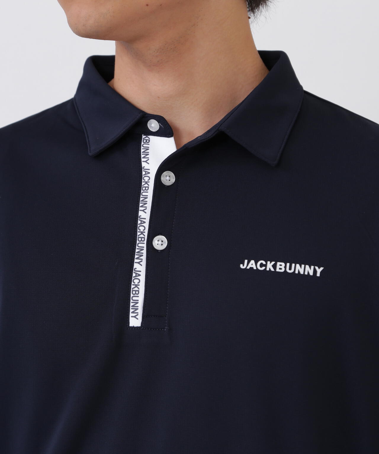 HyperHelixポンチ長袖ポロシャツ (MENS) | Jack Bunny!!（ジャック