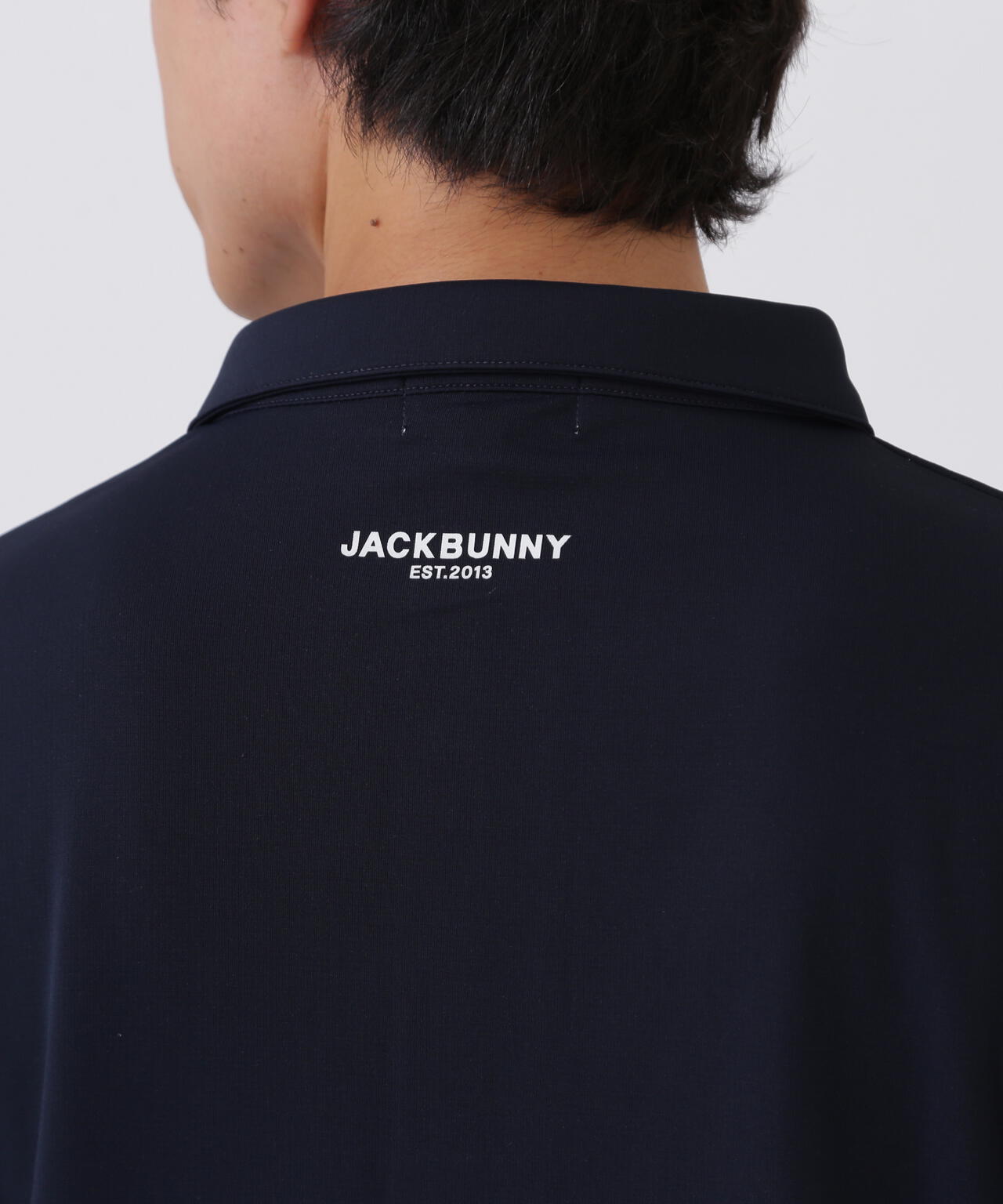 タグ付き未使用✨ジャックバニー スムース長袖ポロシャツ 25AW ネイビー 5 HyperHelixポンチ長袖ポロシャツ (MENS) | Jack Bunny!!（ジャック