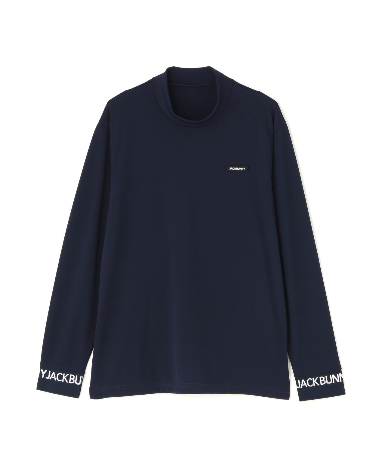 ソフトタッチ長袖モックネックカットソー (MENS)