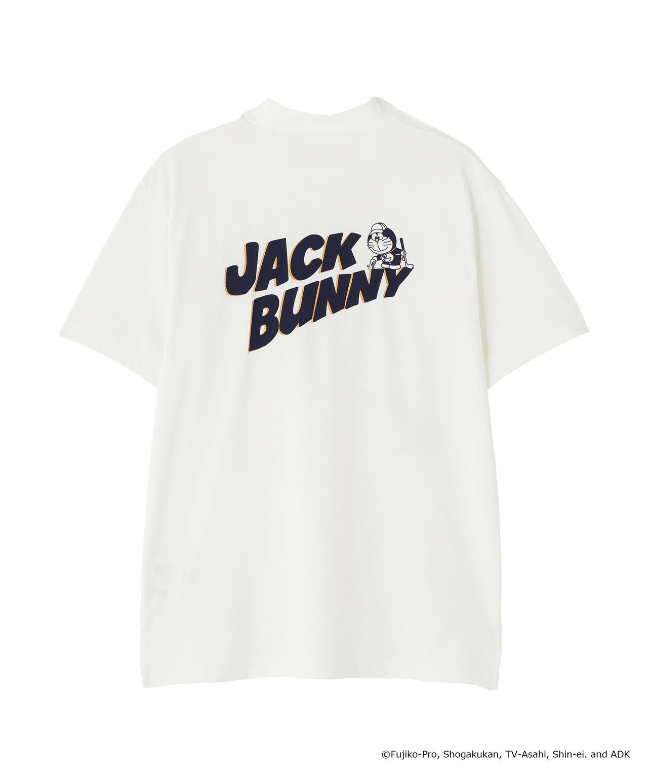 ドラえもん】ストレッチジャガード半袖モックネックカットソー | Jack