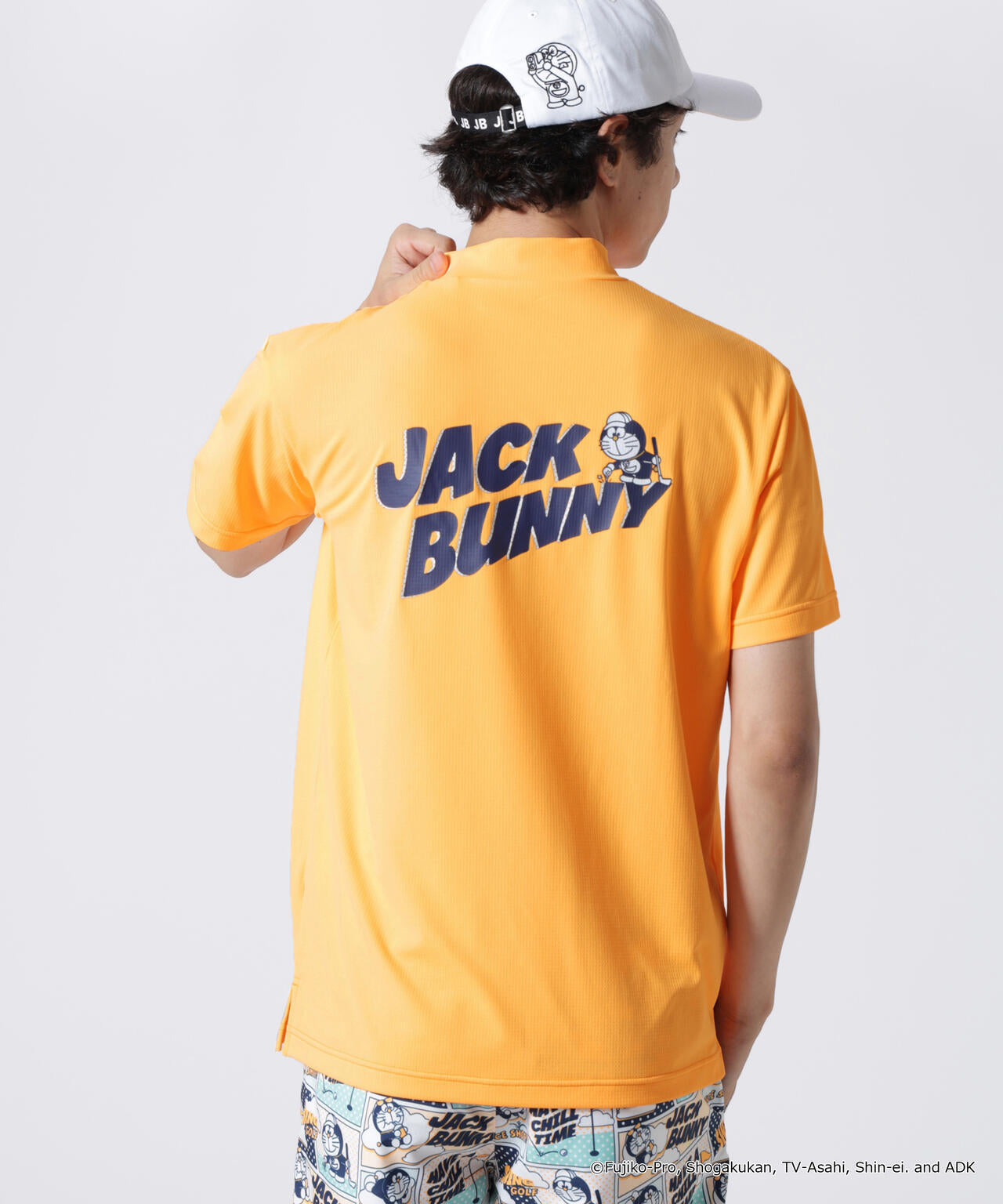 トモン ドラえもん】ストレッチジャガード半袖モックネックカットソー | Jack