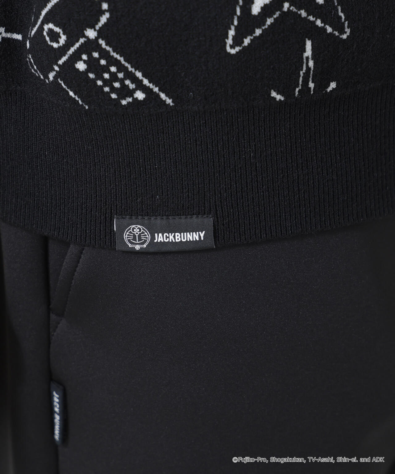 ドラえもん] Starジャガードクルーネックニットプルオーバー (MENS