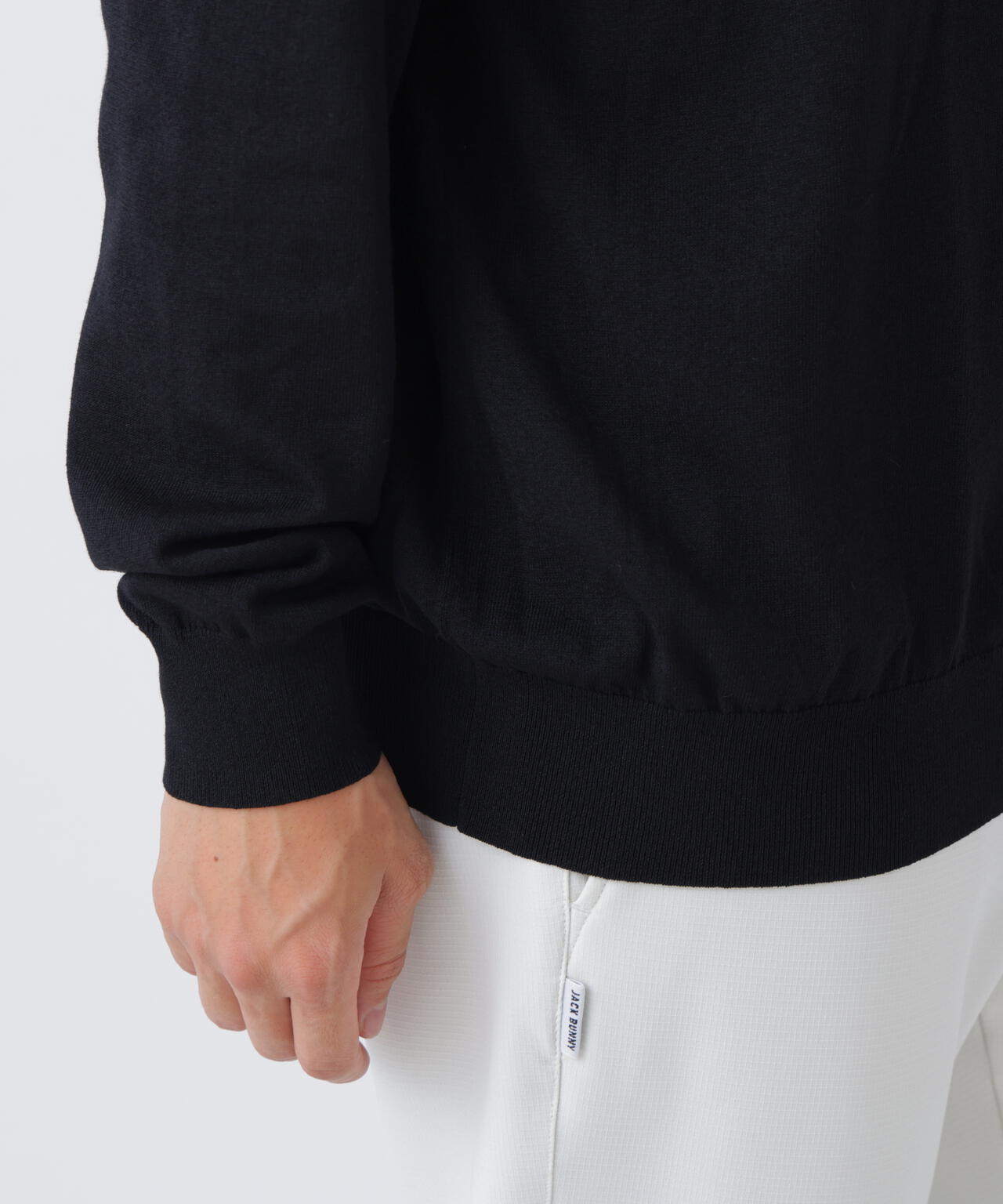 カシミヤタッチモックネックニットプルオーバー (MENS) | Jack Bunny