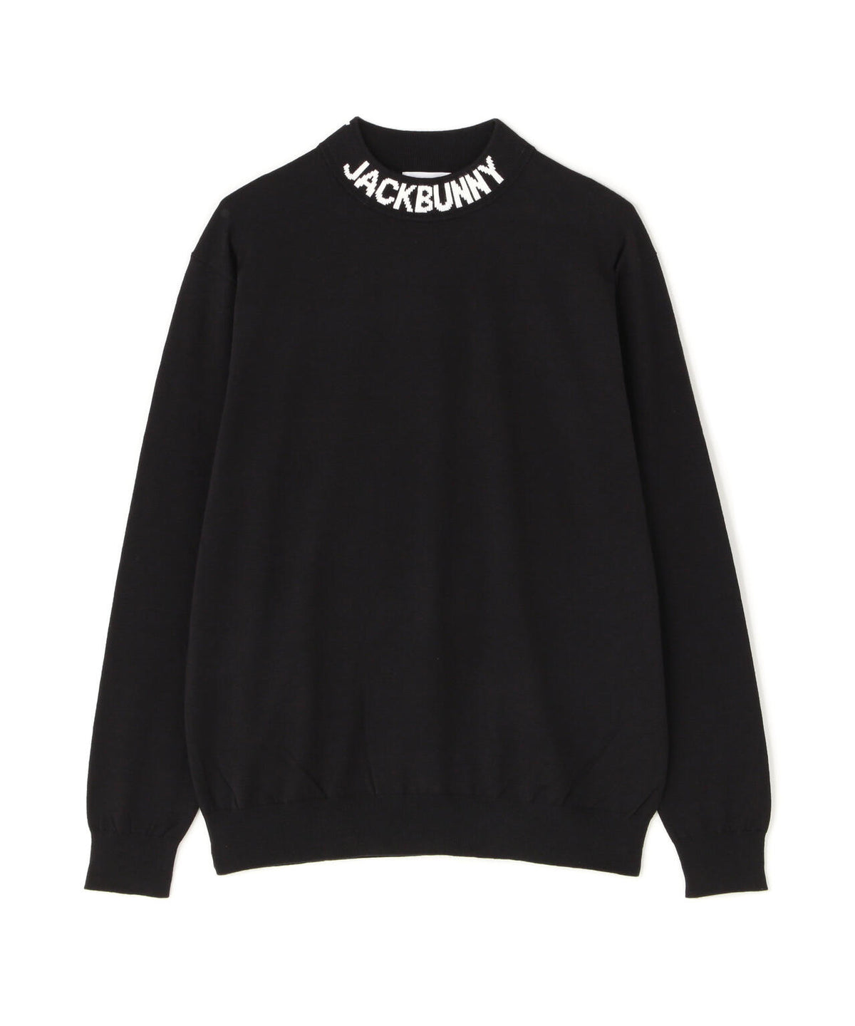カシミヤタッチ　モックネックニット