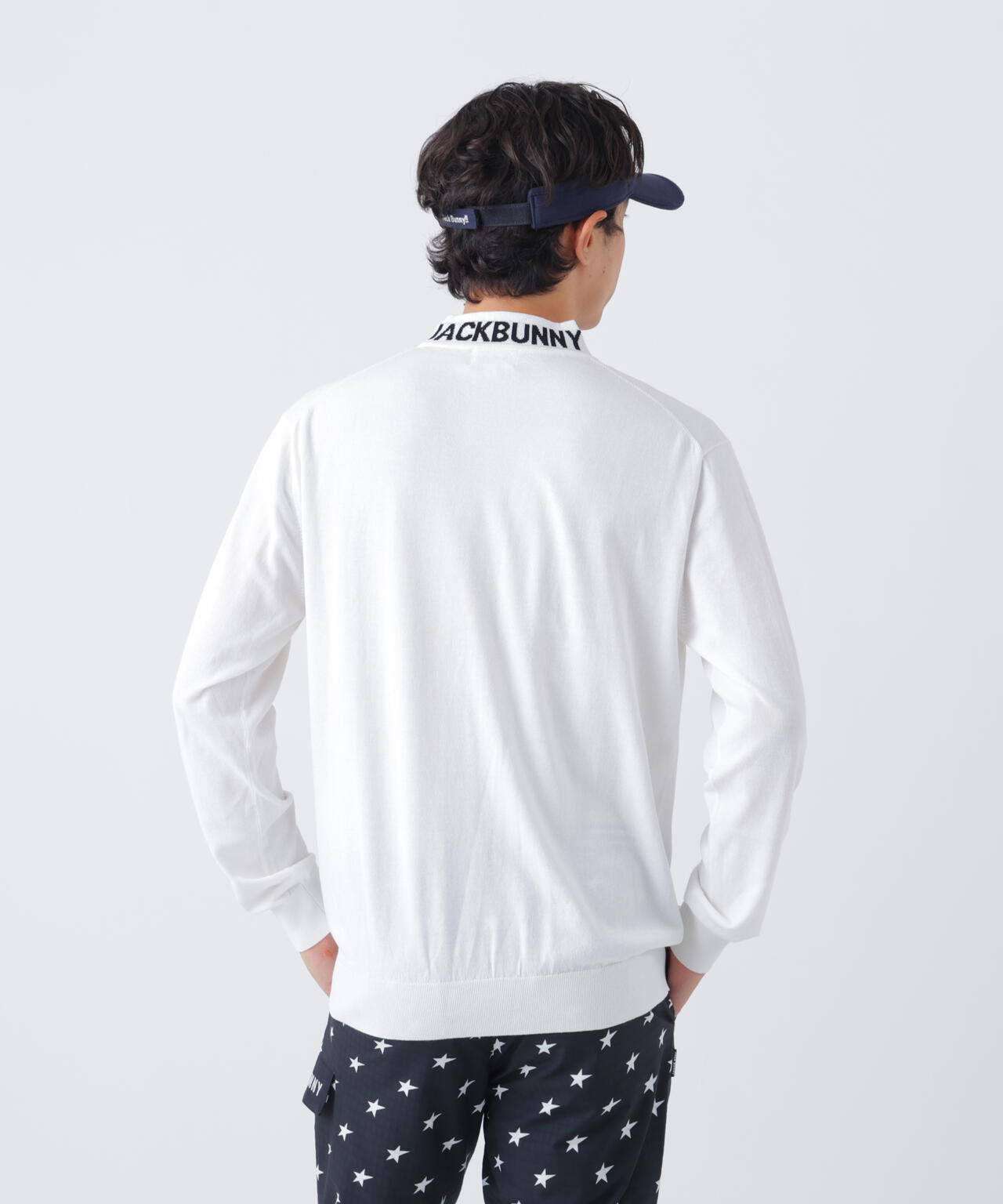 カシミヤタッチモックネックニットプルオーバー (MENS) | Jack Bunny