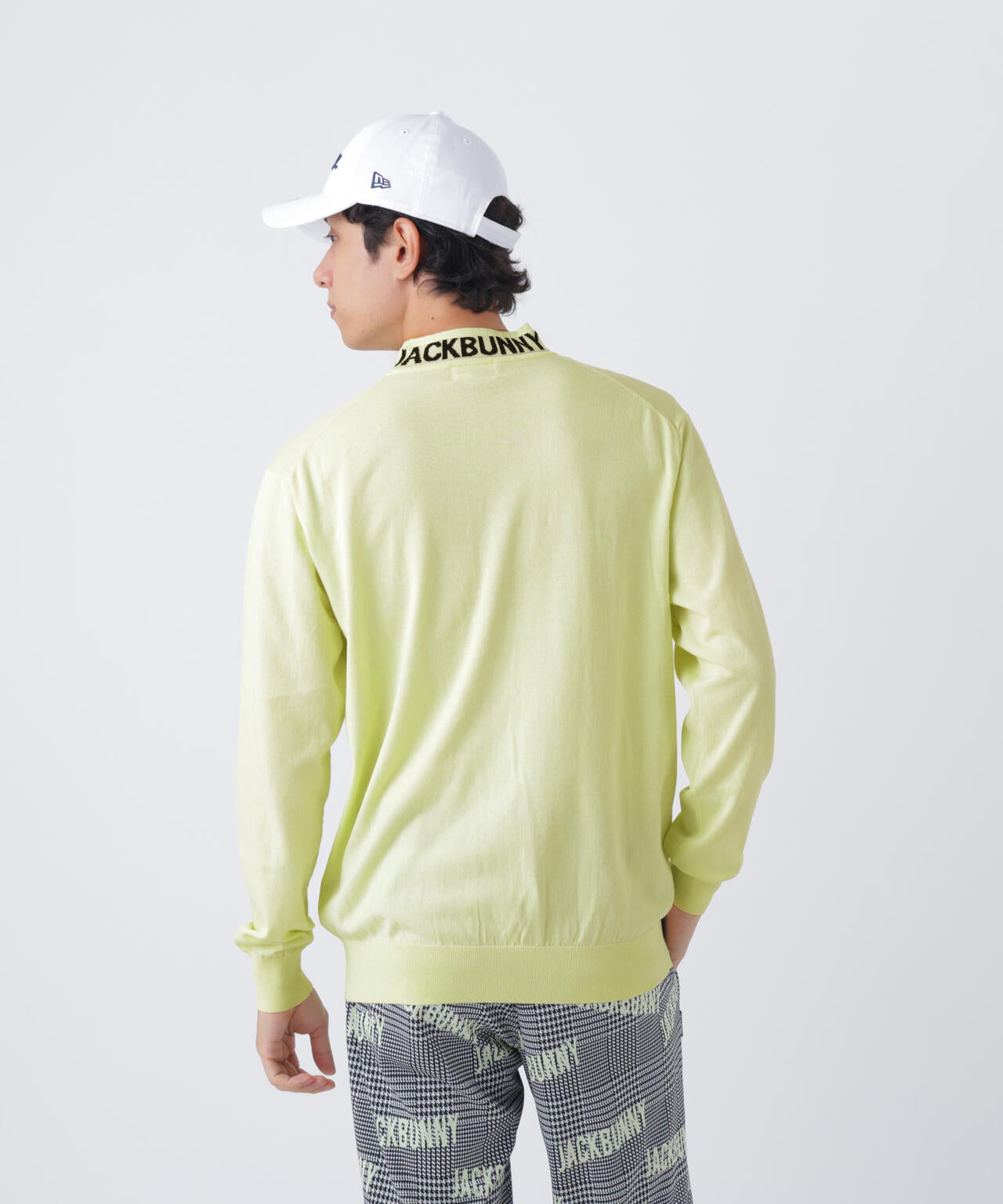 カシミヤタッチモックネックニットプルオーバー (MENS) | Jack Bunny
