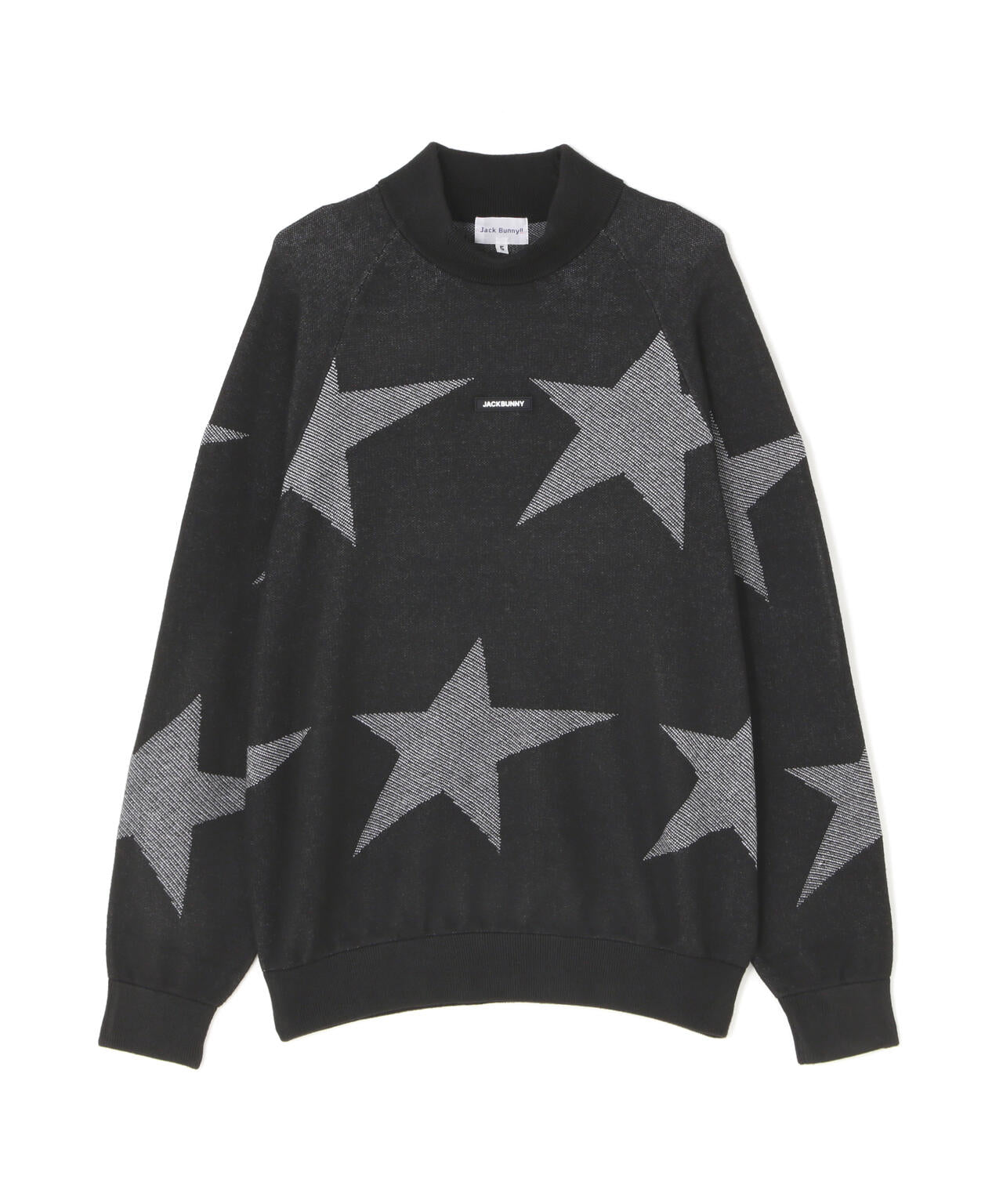 イージーケアスタージャガードハイネックニットプルオーバー (MENS