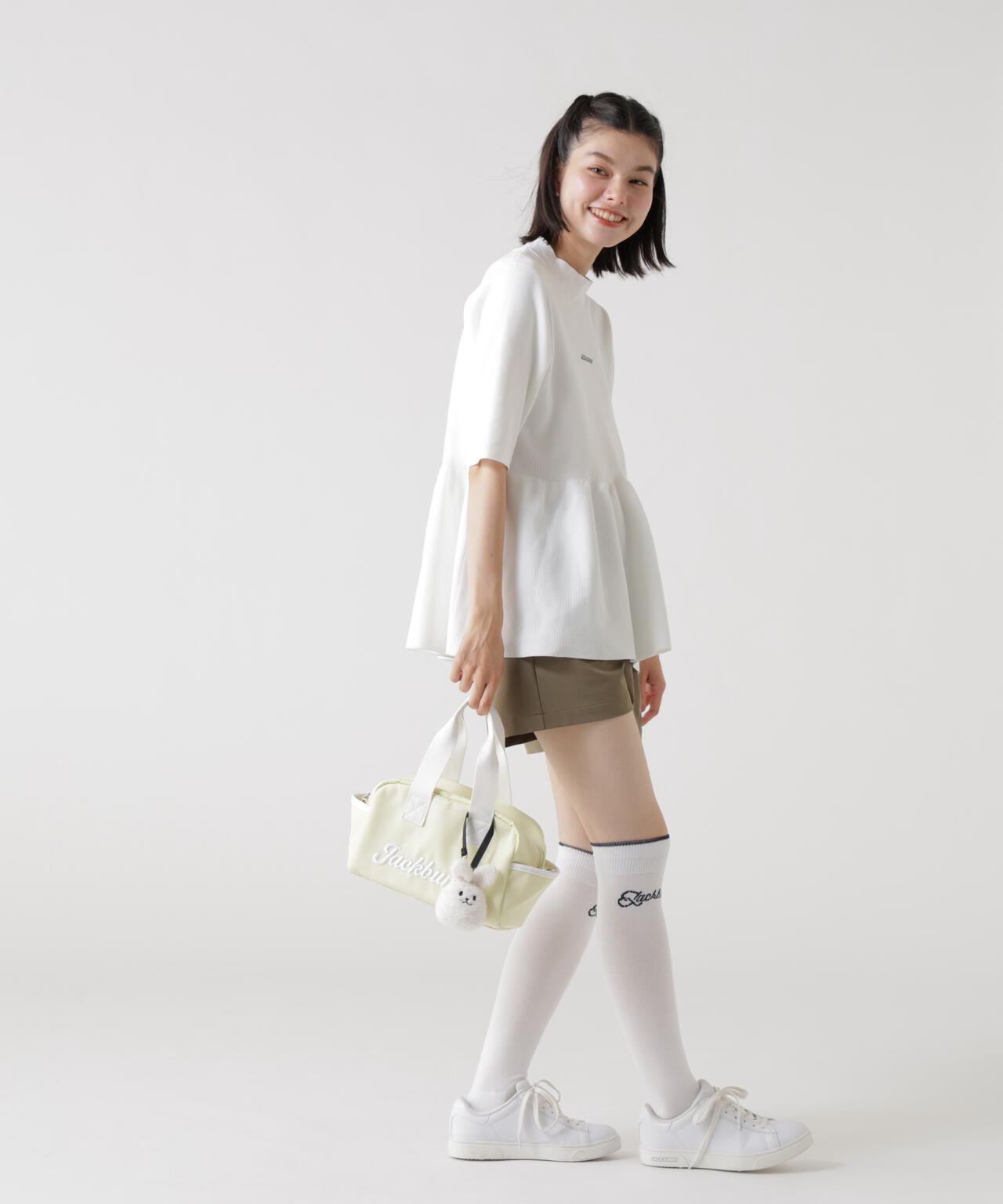 うさぎチャーム付きカートバッグ (UNISEX) | Jack Bunny!!（ジャック