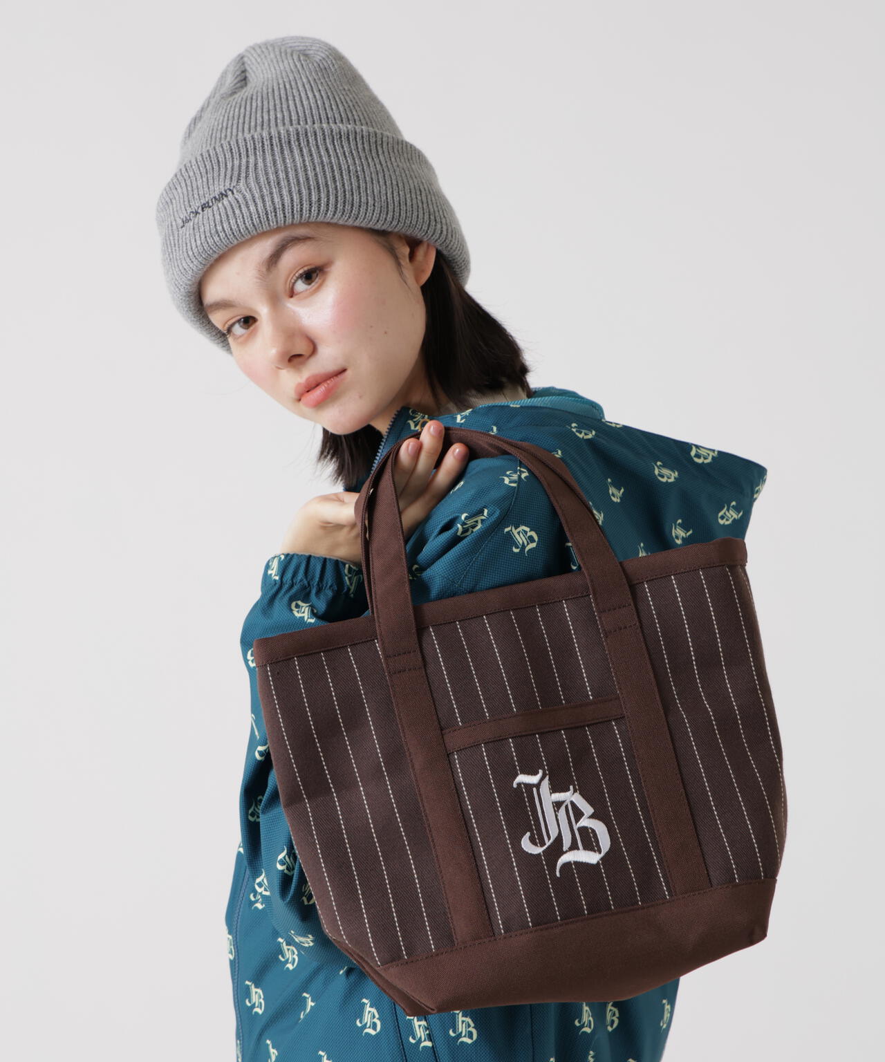 ストライププリントカートバッグ (UNISEX) | Jack Bunny!!（ジャック