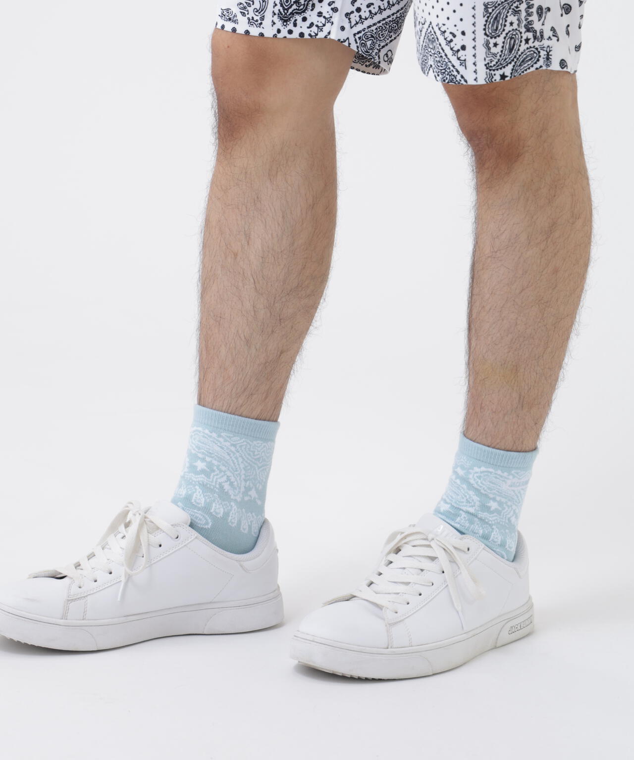 ペイズリー柄ショートソックス (MENS) | Jack Bunny!!（ジャックバニー