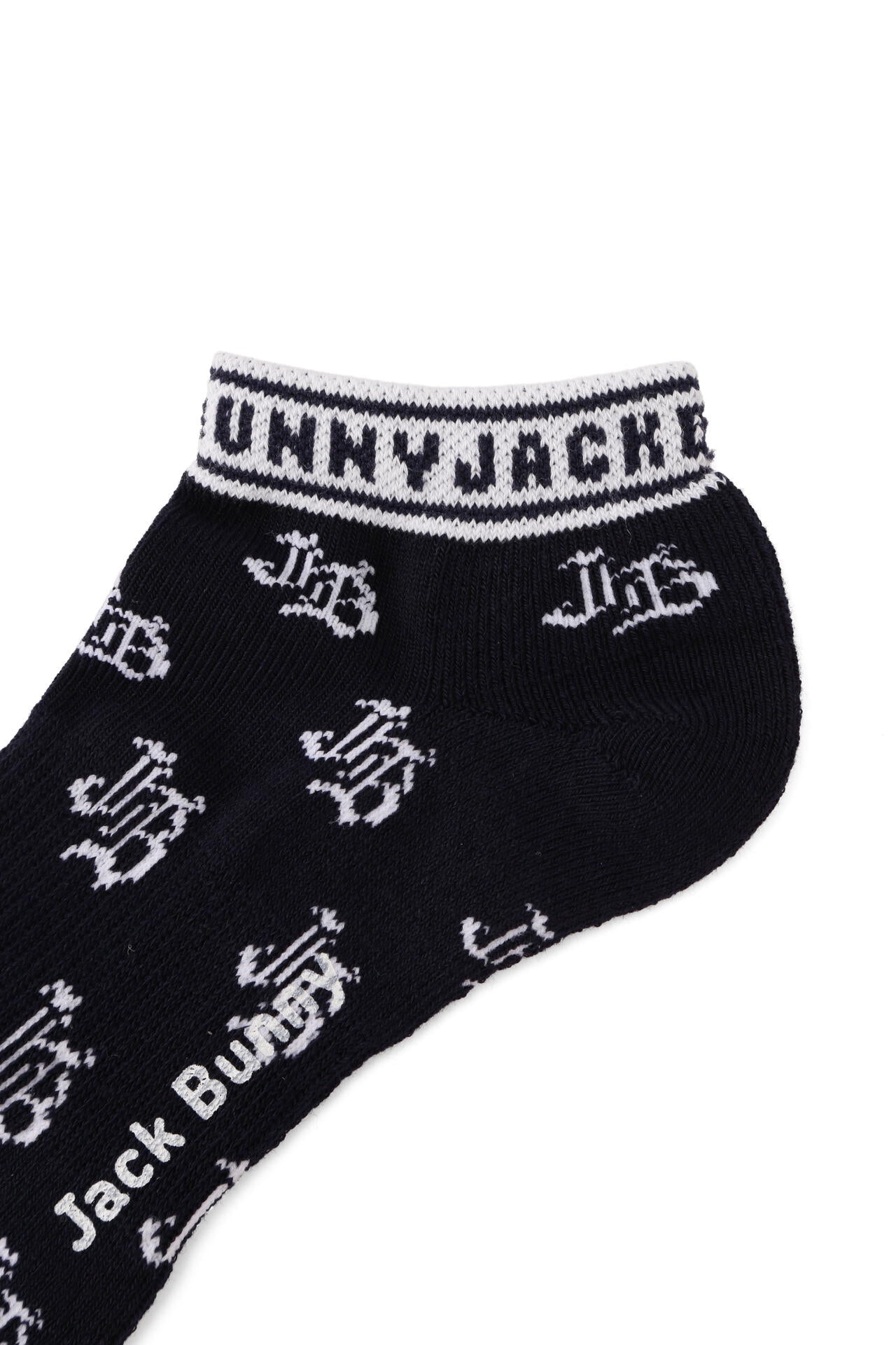 ロゴ総柄シューズインソックス (MENS) | Jack Bunny!!（ジャックバニー