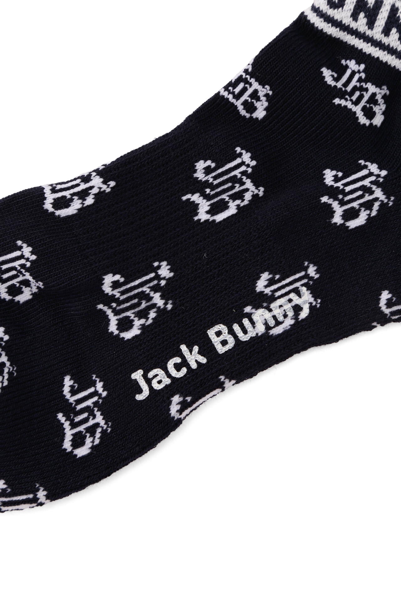 ロゴ総柄シューズインソックス (MENS) | Jack Bunny!!（ジャックバニー