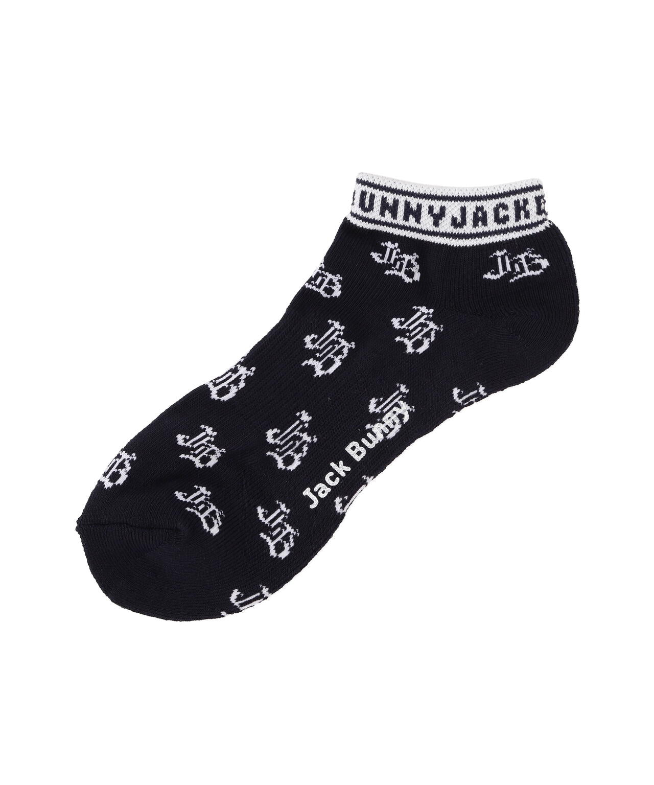 ロゴ総柄シューズインソックス (MENS) | Jack Bunny!!（ジャックバニー