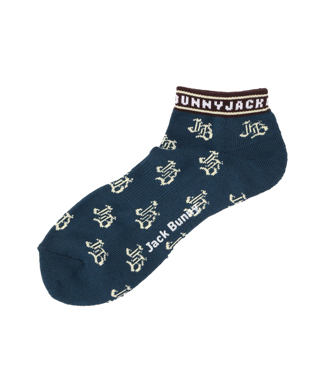 ロゴ総柄シューズインソックス (MENS) | Jack Bunny!!（ジャックバニー