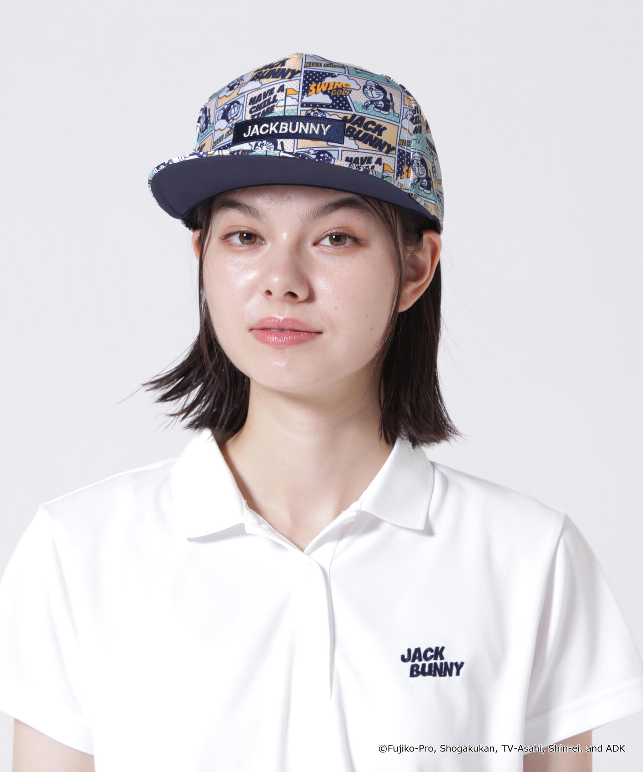 【ドラえもん】総柄平つばキャップ (UNISEX)