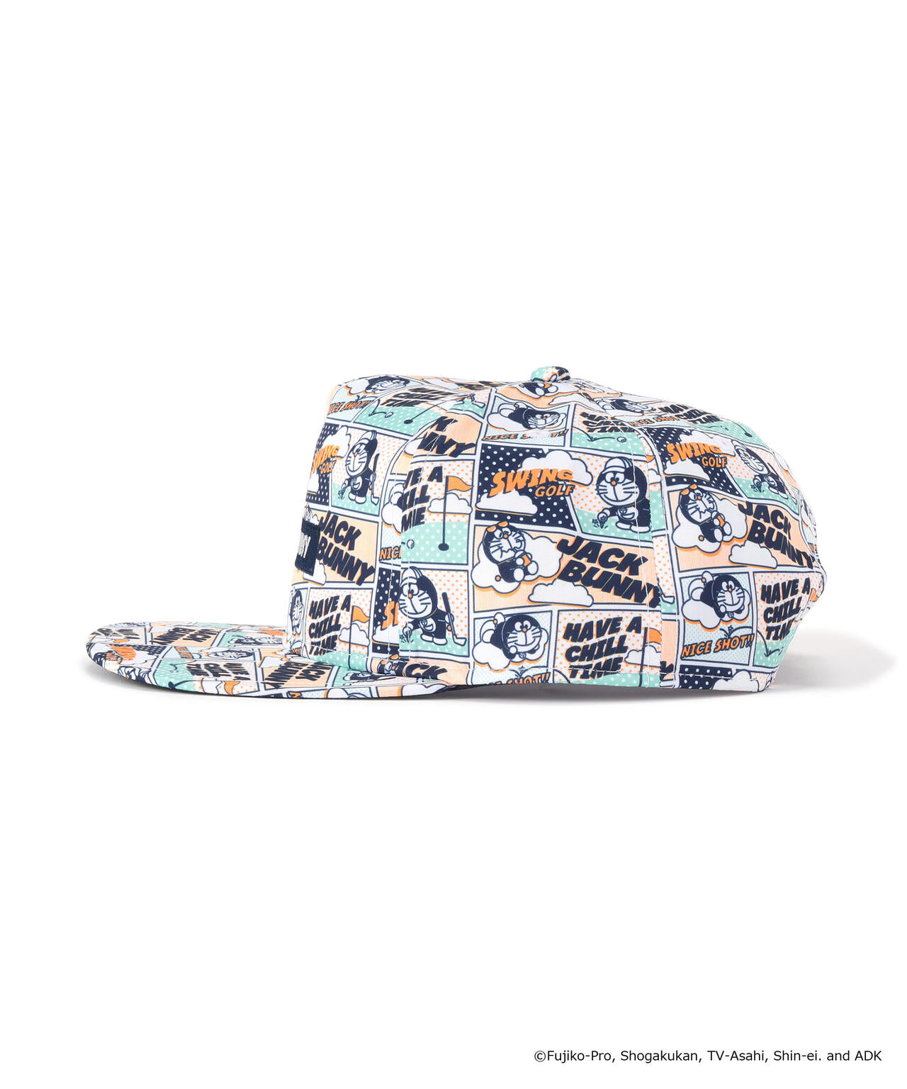 【ドラえもん】総柄平つばキャップ (UNISEX)