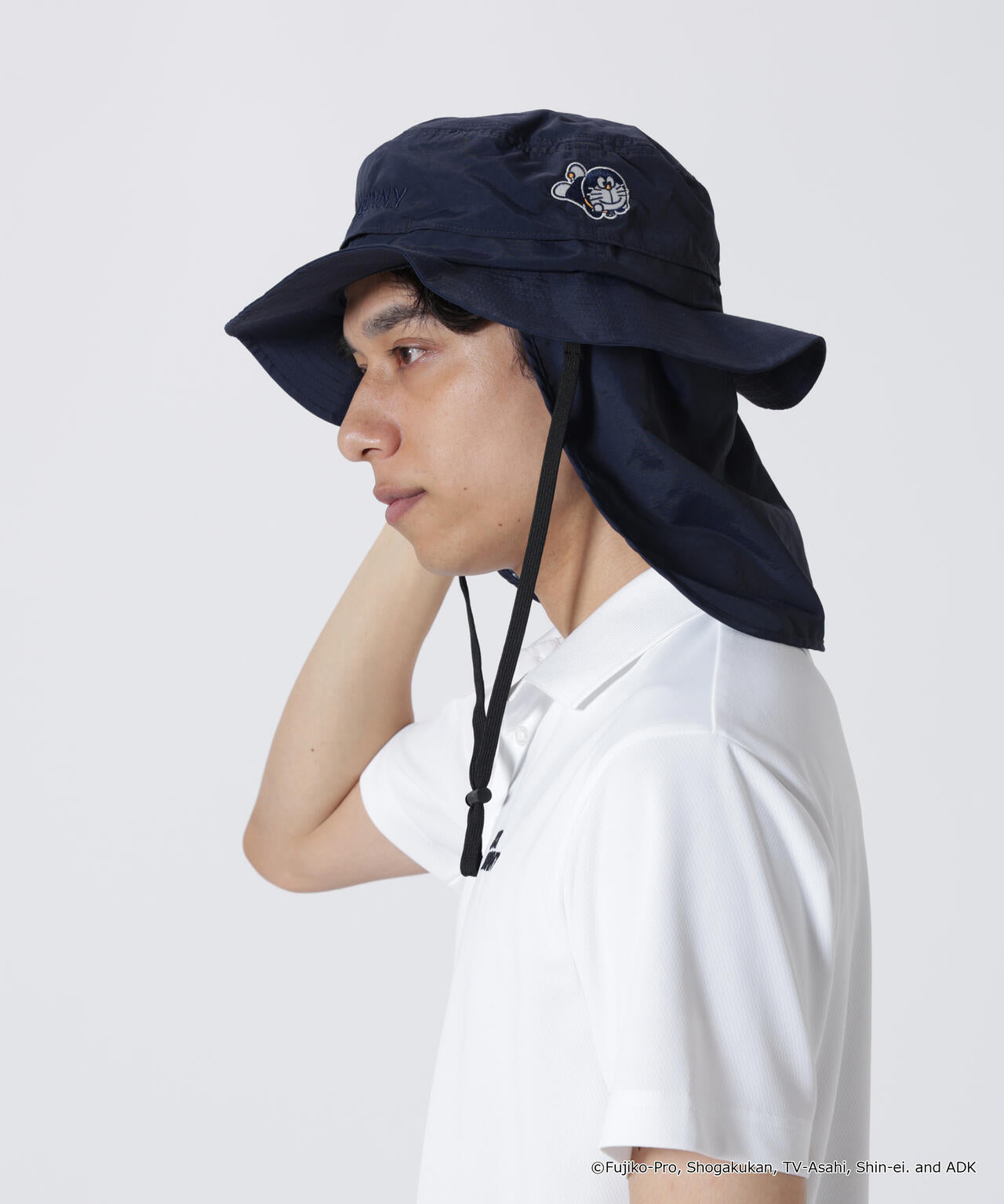 完売★ジャックバニードラえもんサファリハット新品未使用ネイビー ドラえもん】サファリハット (UNISEX) | Jack Bunny!!（ジャックバニー