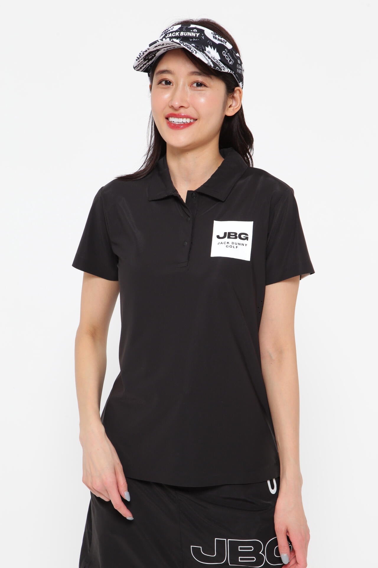 Yohoo! JAPON新品JackBunnyジャックバニー半袖ポロシャツ Jack Bunny!! ジャックバニー 半袖ポロシャツ ブルー コットン