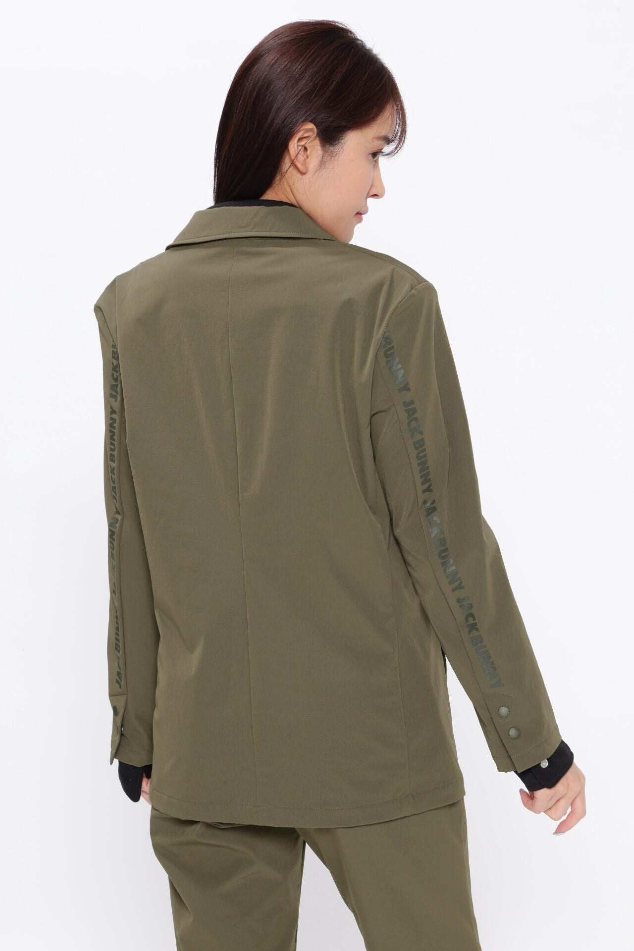 ナイロンタフタストレッチ シングルテーラードジャケット ＜直営