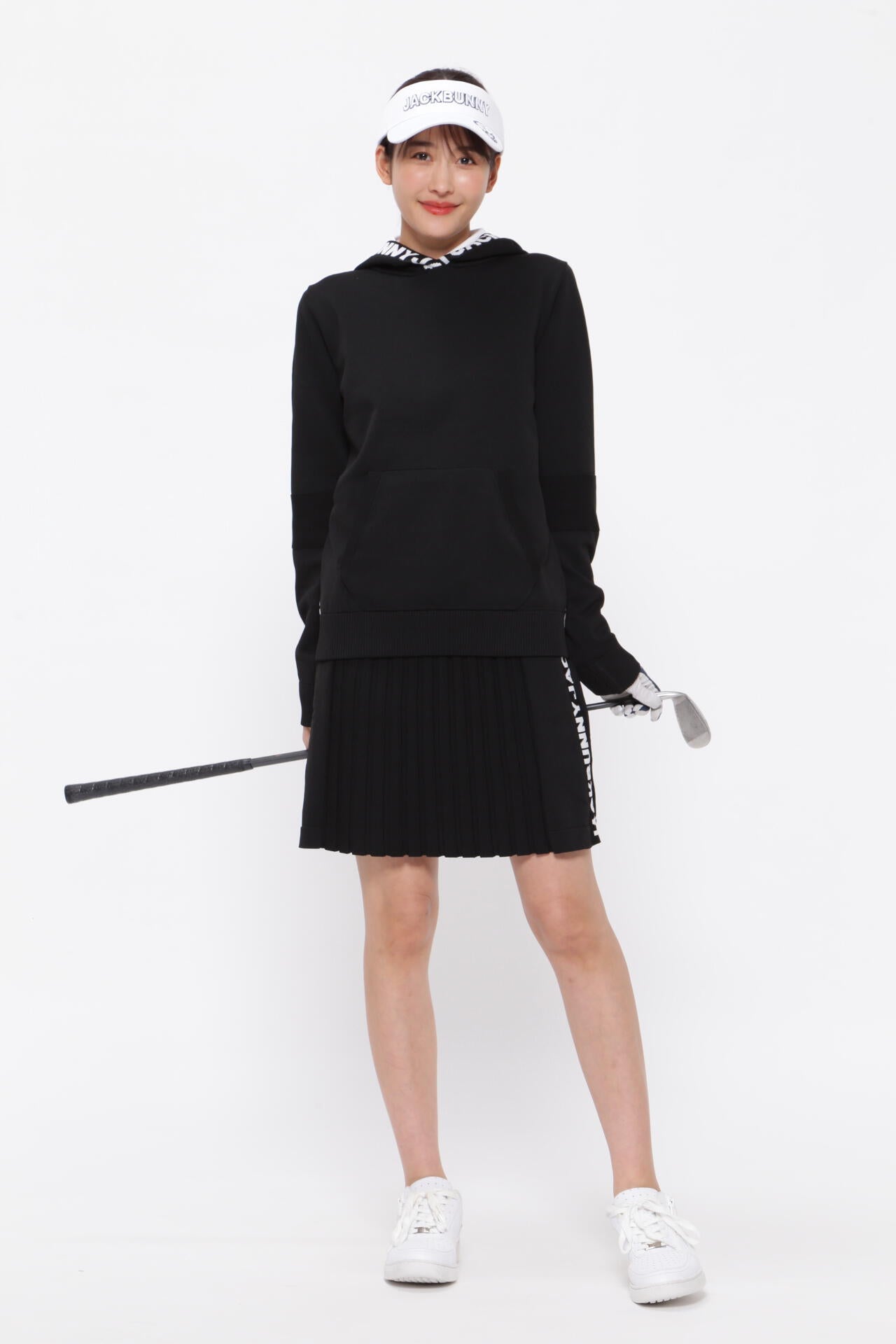 天竺度詰め＋Wジャガード フロントプリーツスカート | Jack Bunny