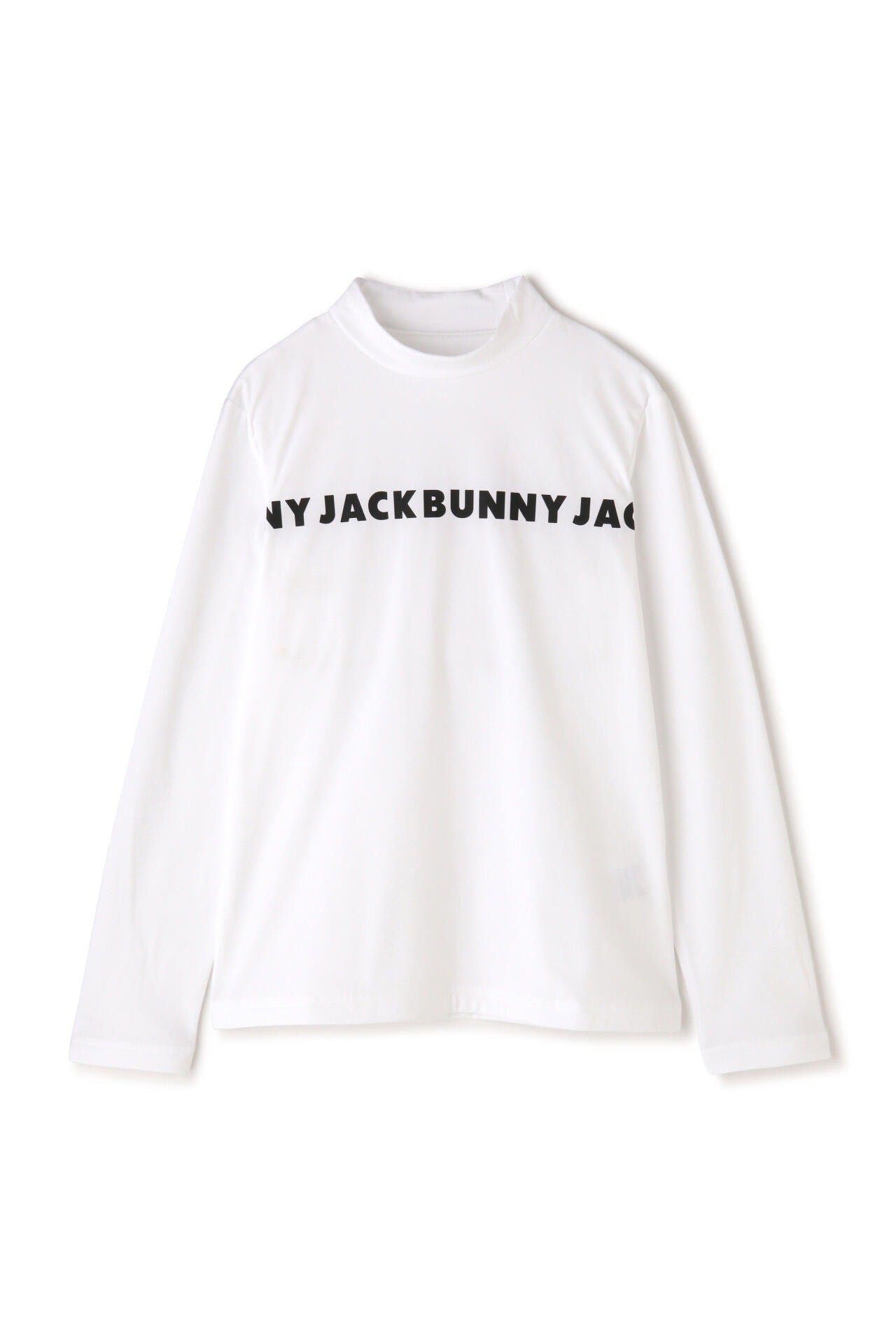 Jack Bunny!!/ジャックバニー モックネック【ホワイト/6】新品！ KARUISHI モックネックカットソープルオーバー | Jack Bunny