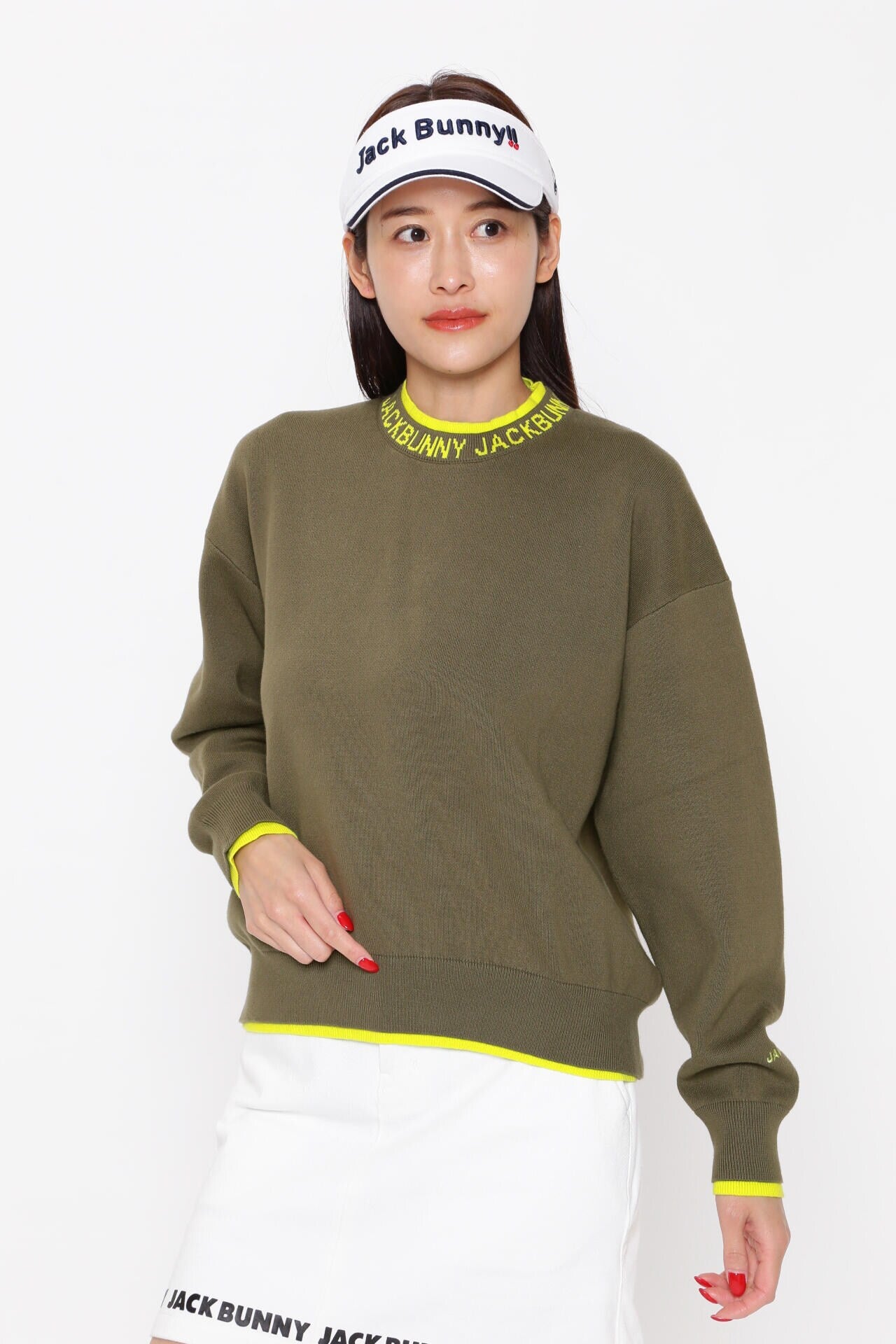 ジャックバニー タートルネックニットプルオーバー正規品❣️SALE❣️❣️SALE❣️ ヨギボー モックネックニットプルオーバー | Jack Bunny!!（ジャック