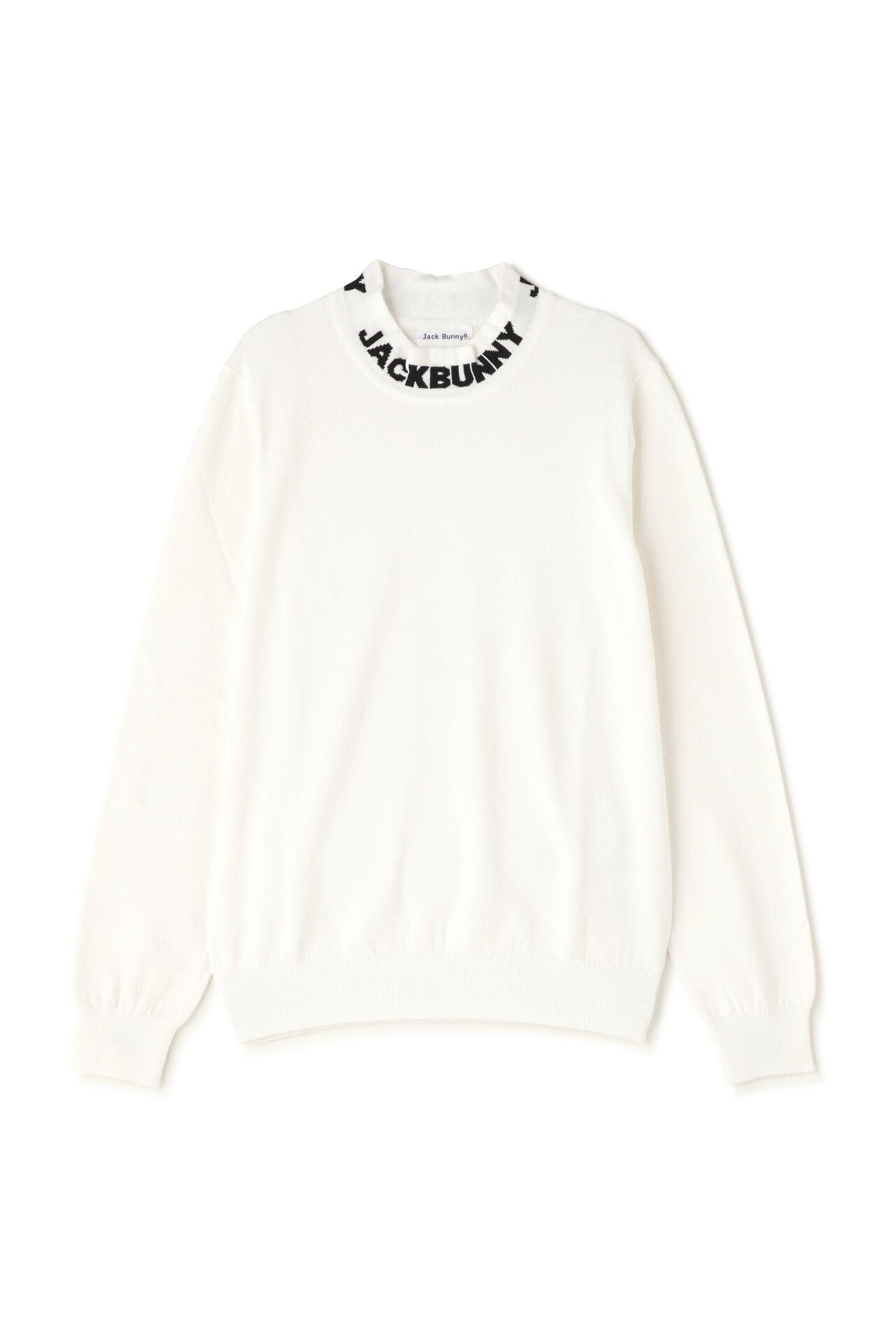 ストレッチ長袖モックネックニットプルオーバー | Jack Bunny