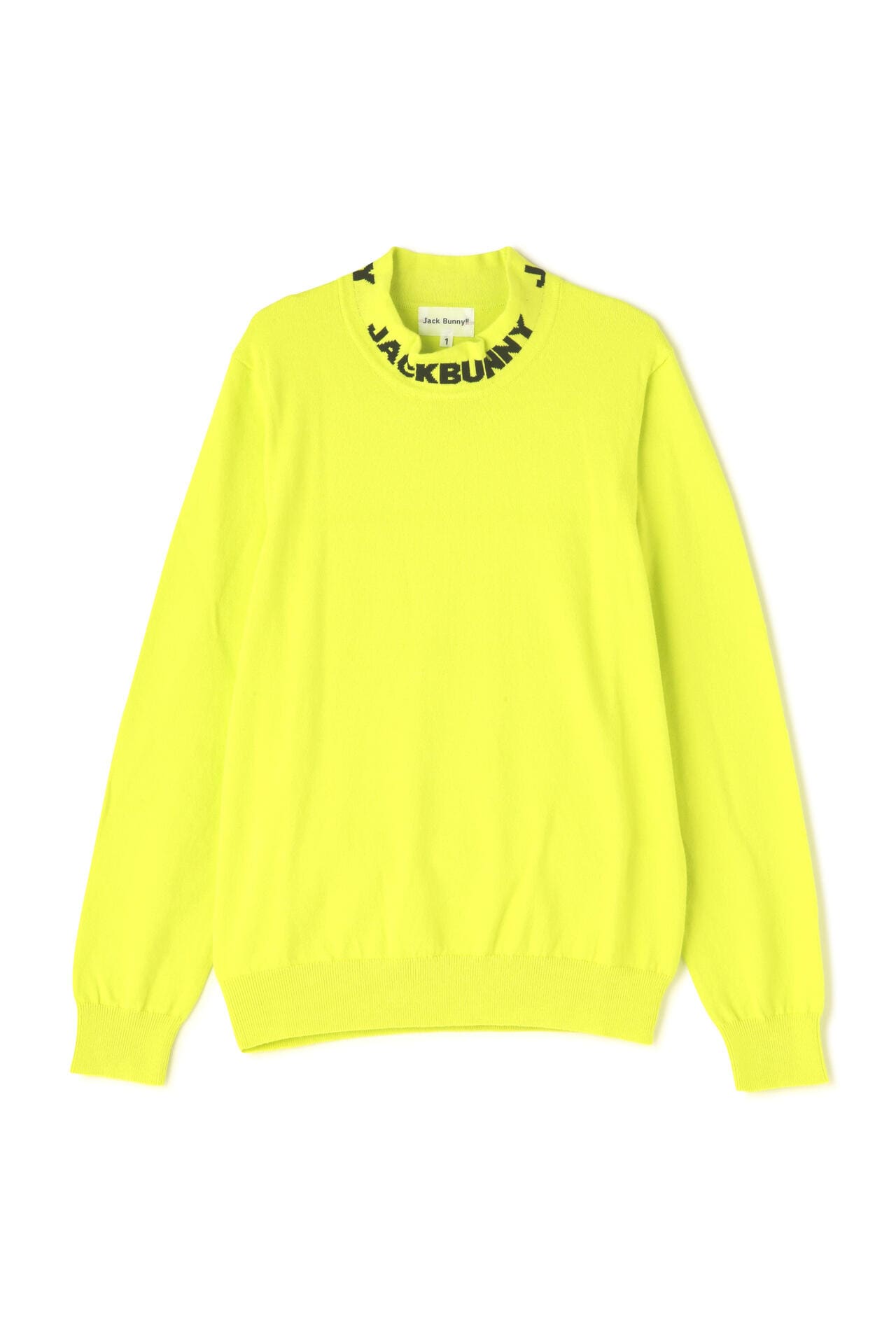 ストレッチ長袖モックネックニットプルオーバー | Jack Bunny