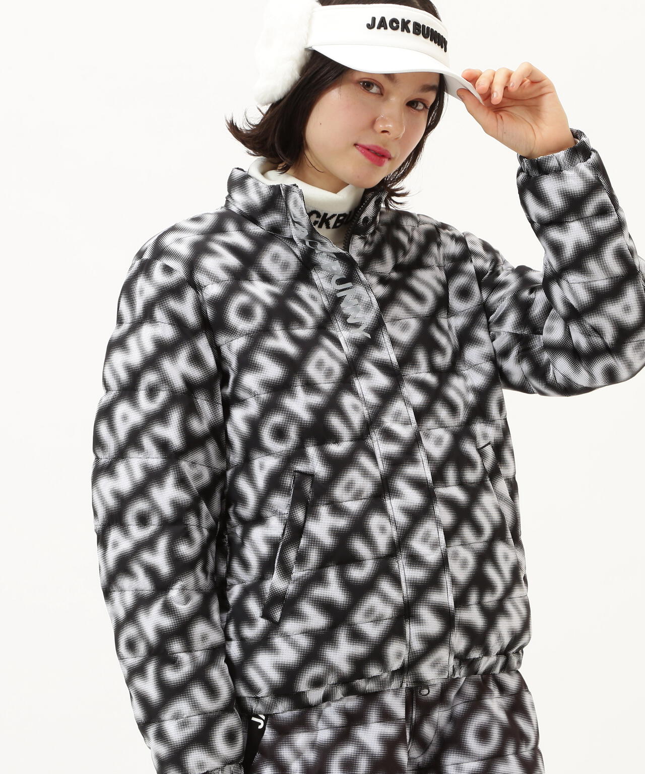 薄中綿ジップアップブルゾン | Jack Bunny!!（ジャックバニー