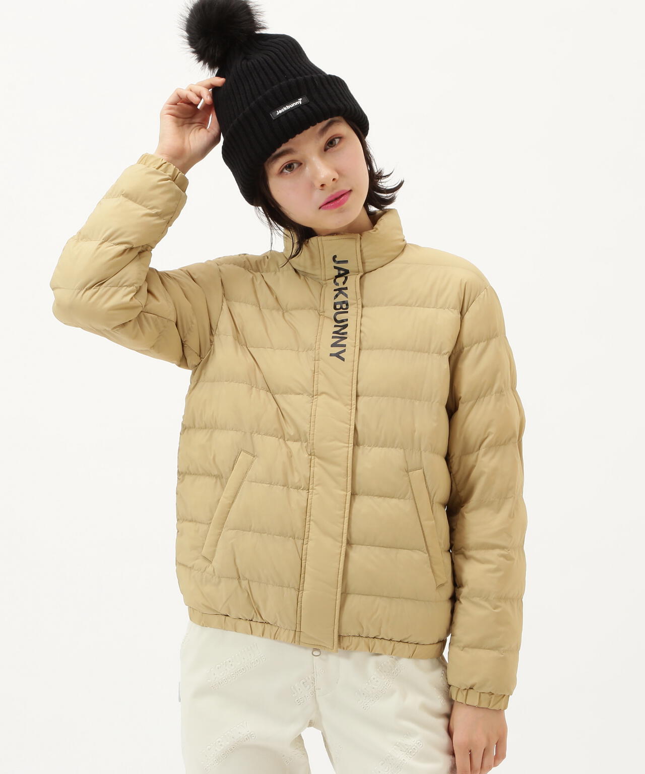 薄中綿ジップアップブルゾン | Jack Bunny!!（ジャックバニー