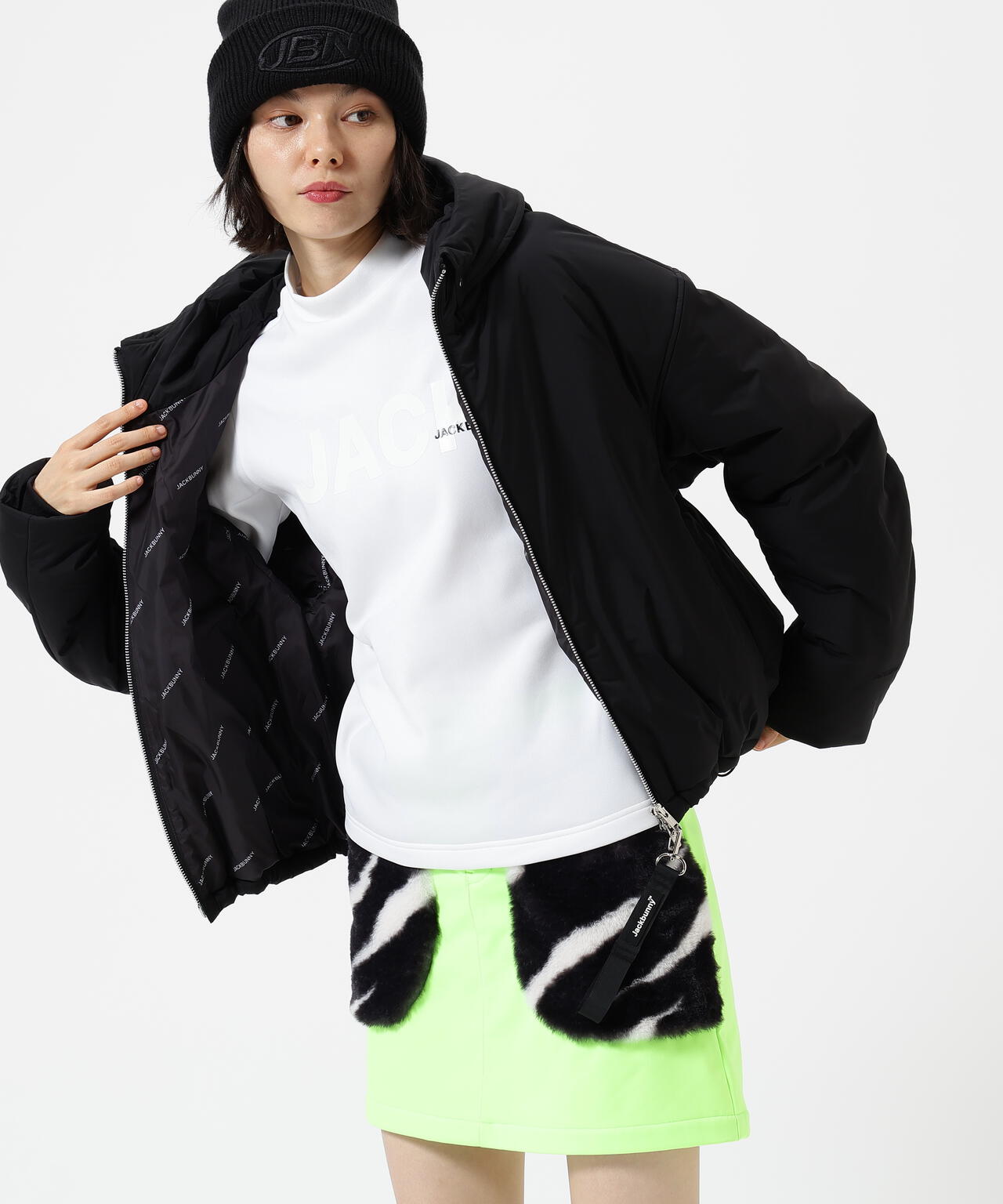 カレンダータフタ中綿フーディブルゾン | Jack Bunny!!（ジャック