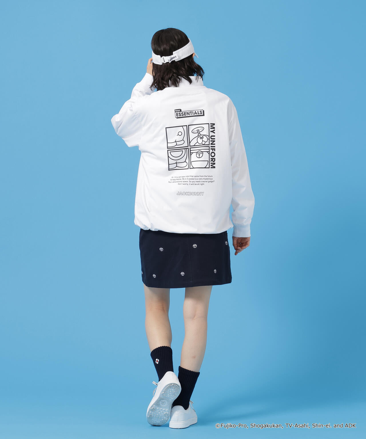 ドラえもん】PEスムースボンディングブルゾン | Jack Bunny