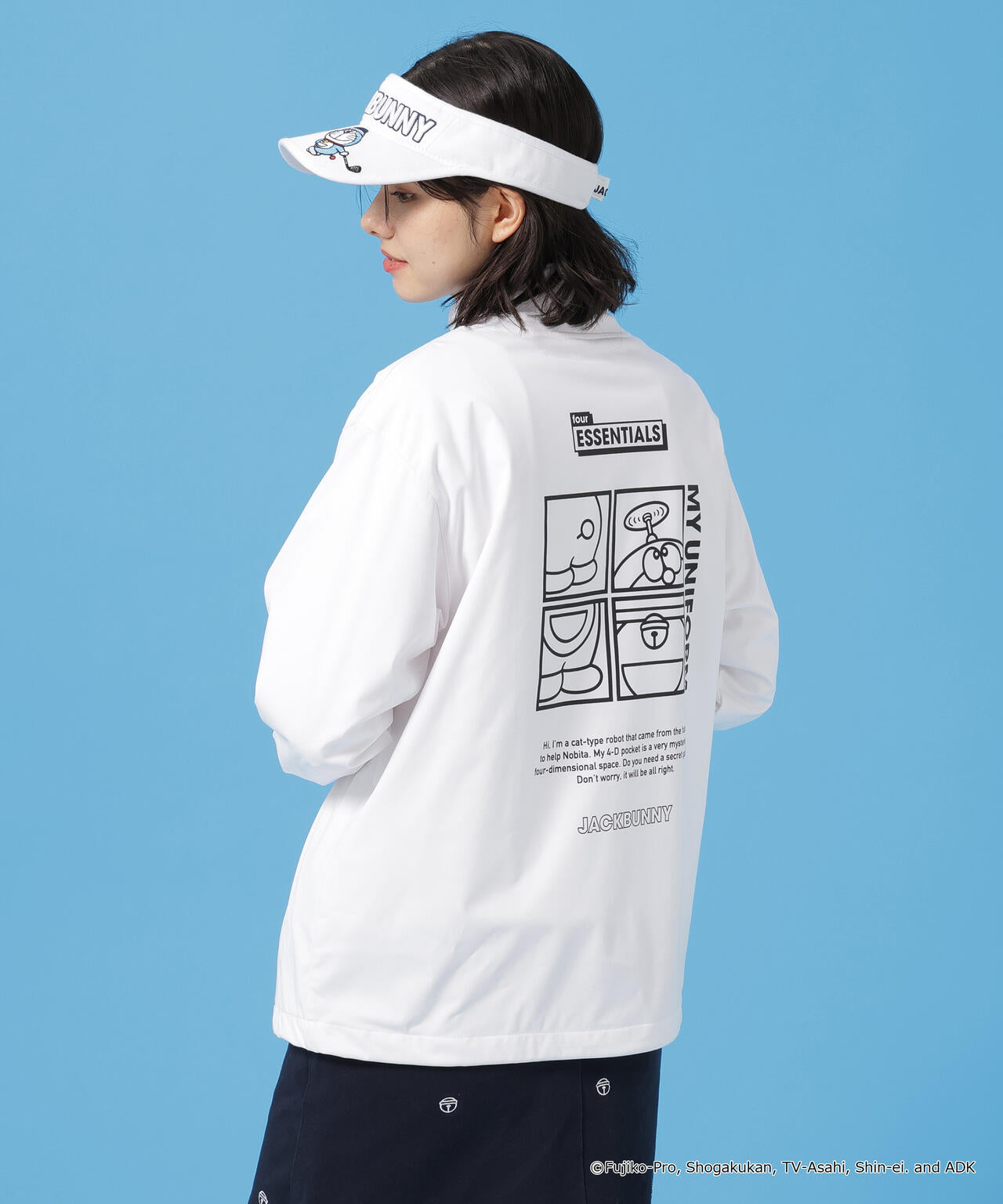 ドラえもん】PEスムースボンディングブルゾン | Jack Bunny