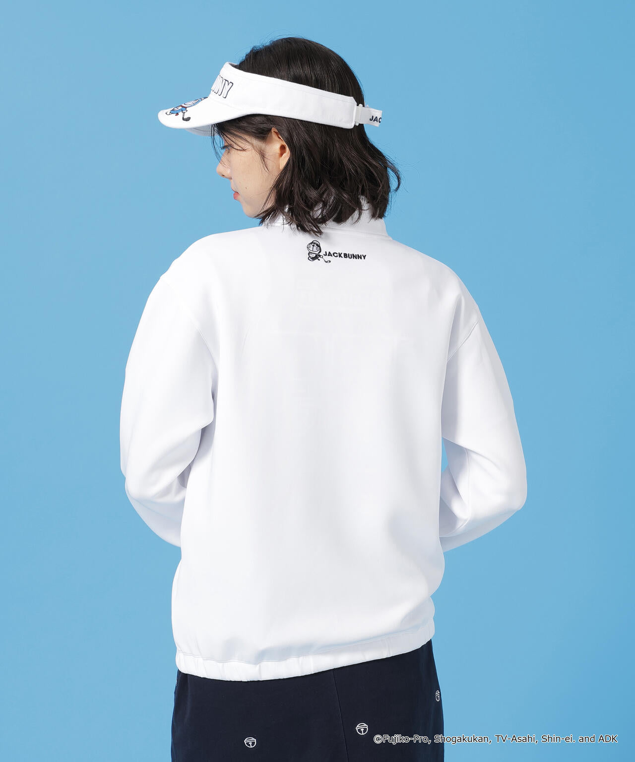 極美品　近年　ジャックバニー　 ボアフリースブルゾン 　L　サイズ２　ドラえもん ドラえもん】【公式オンライン限定】集合アートフーディプルオーバー