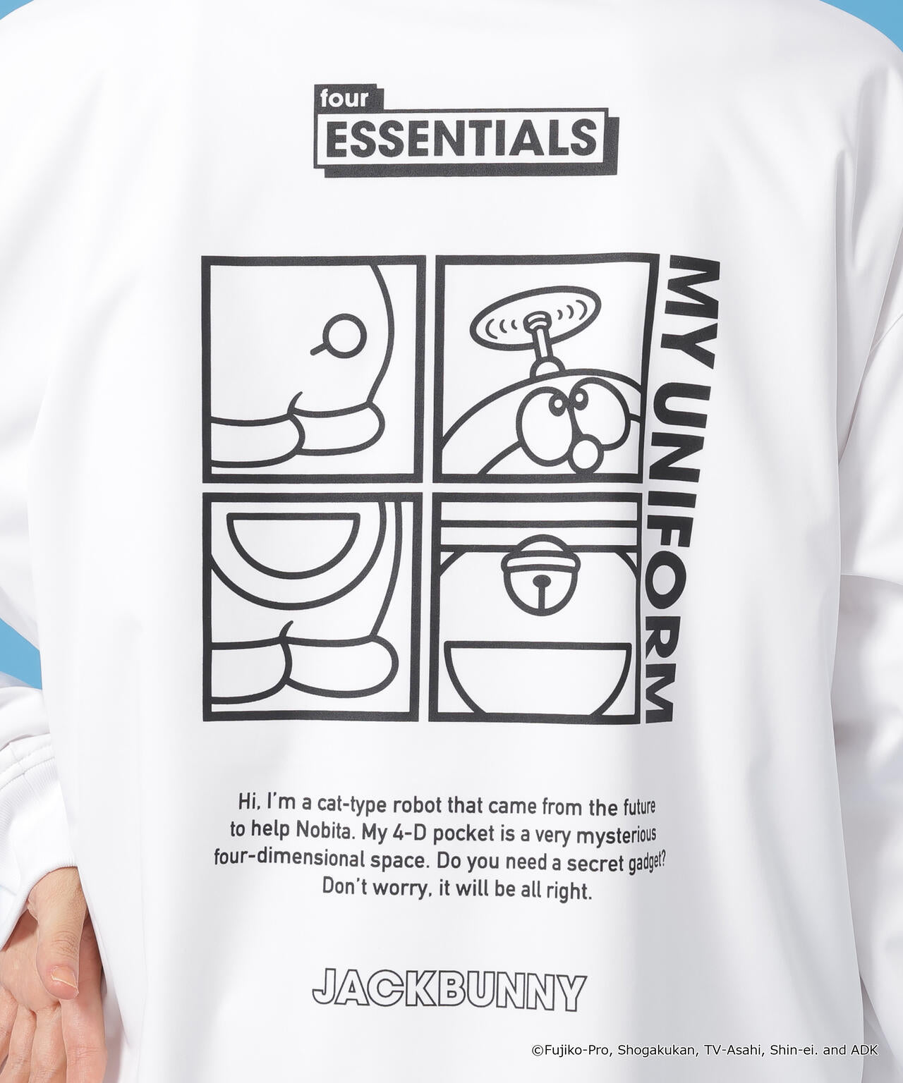 ドラえもん】PEスムースボンディングブルゾン | Jack Bunny