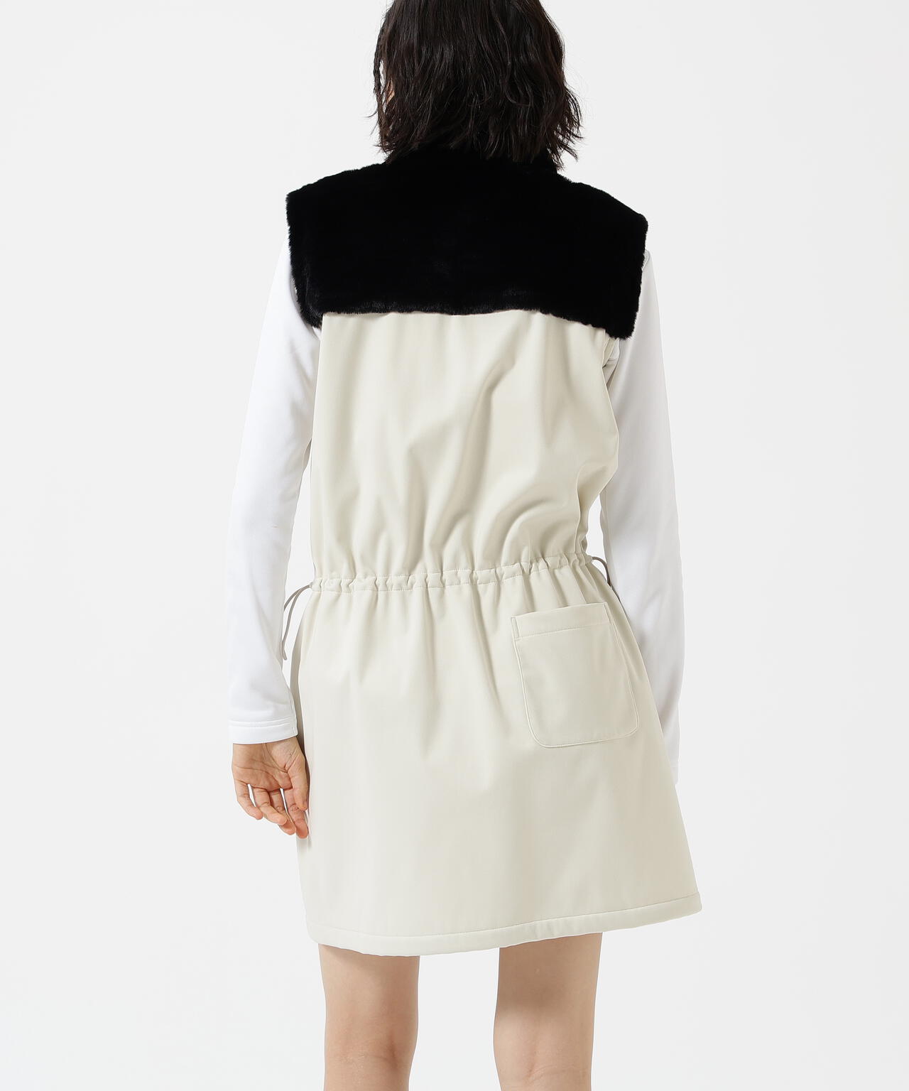 ラミネートスムース 裏地付きワンピース | Jack Bunny!!（ジャック