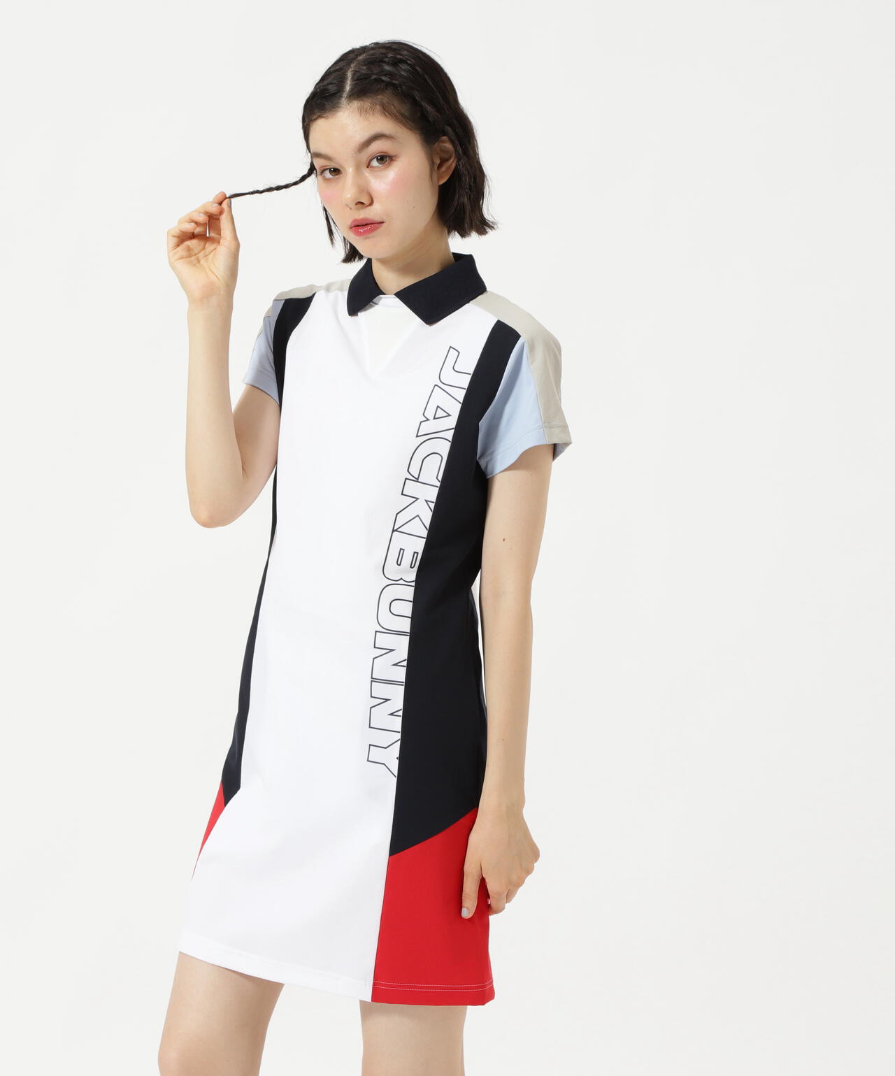 プライムフレックスドビー半袖ワンピース