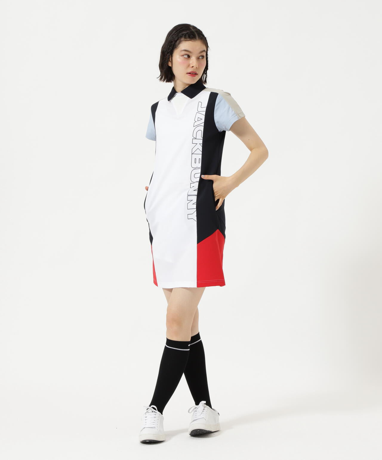 プライムフレックスドビー半袖ワンピース