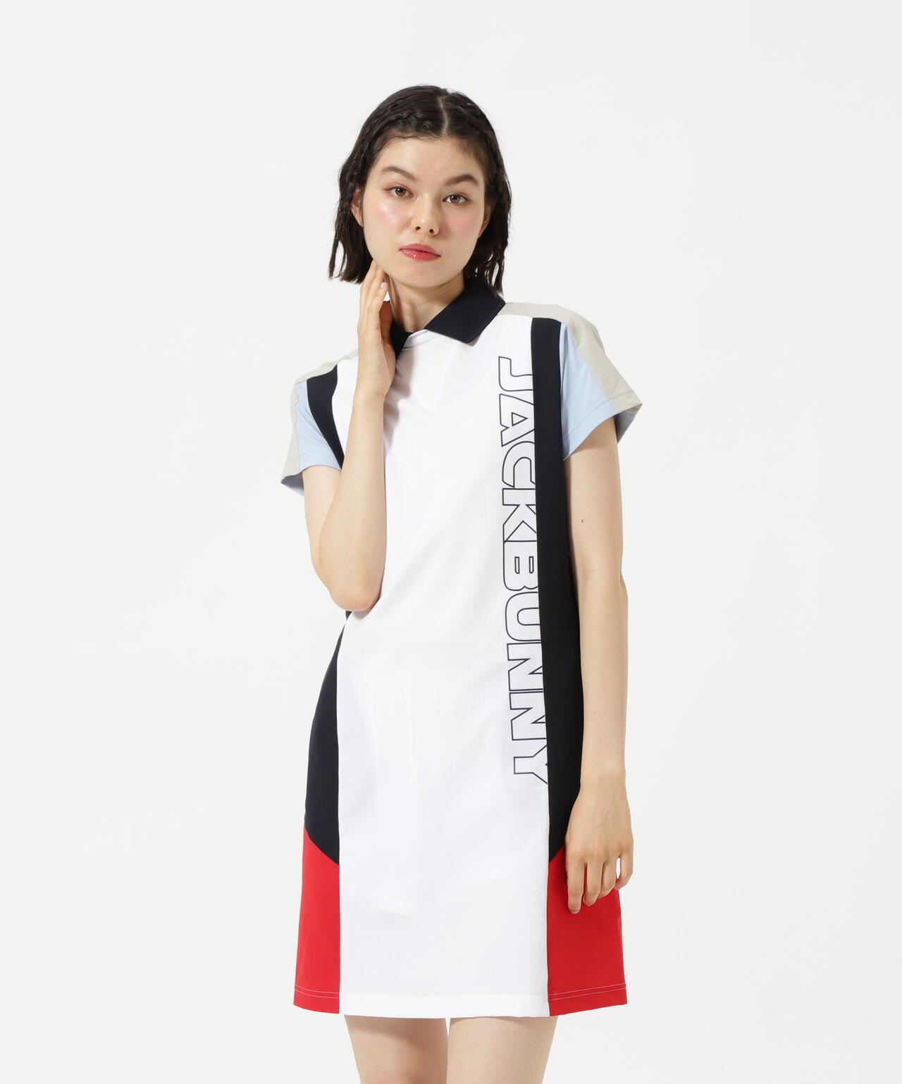 プライムフレックスドビー半袖ワンピース