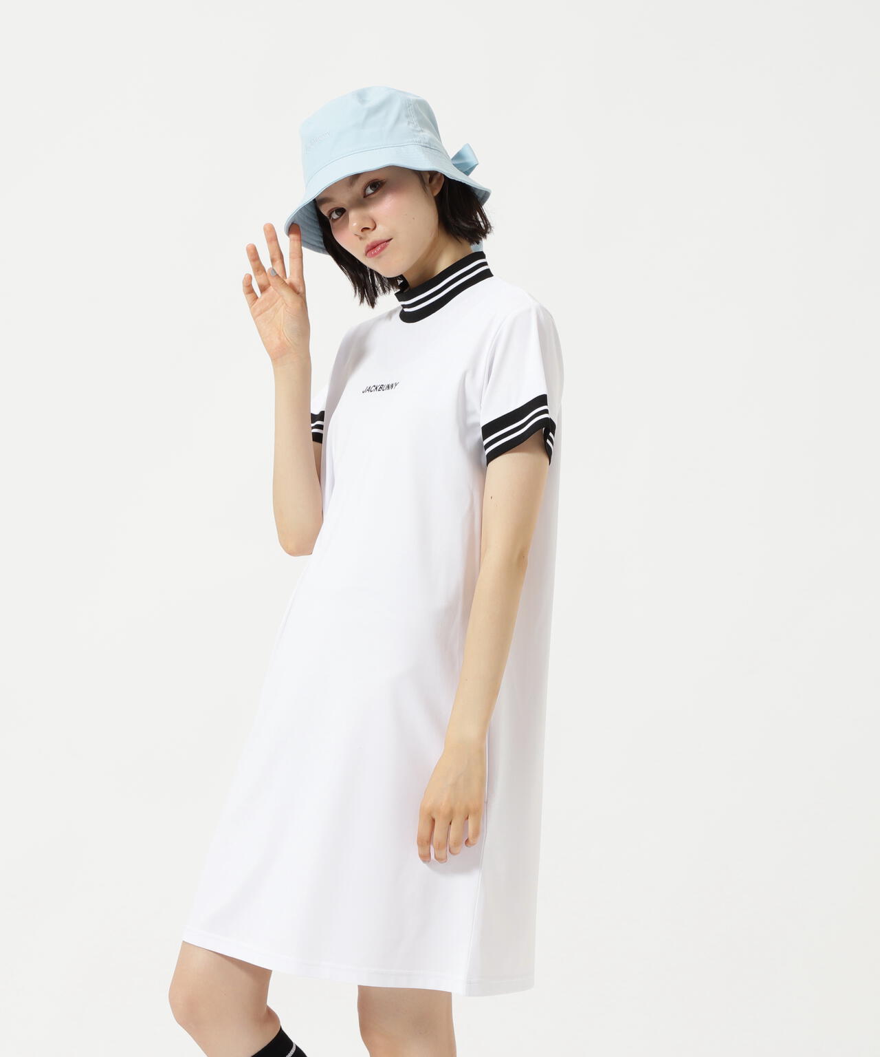 ハイゲージカノコ半袖ワンピース