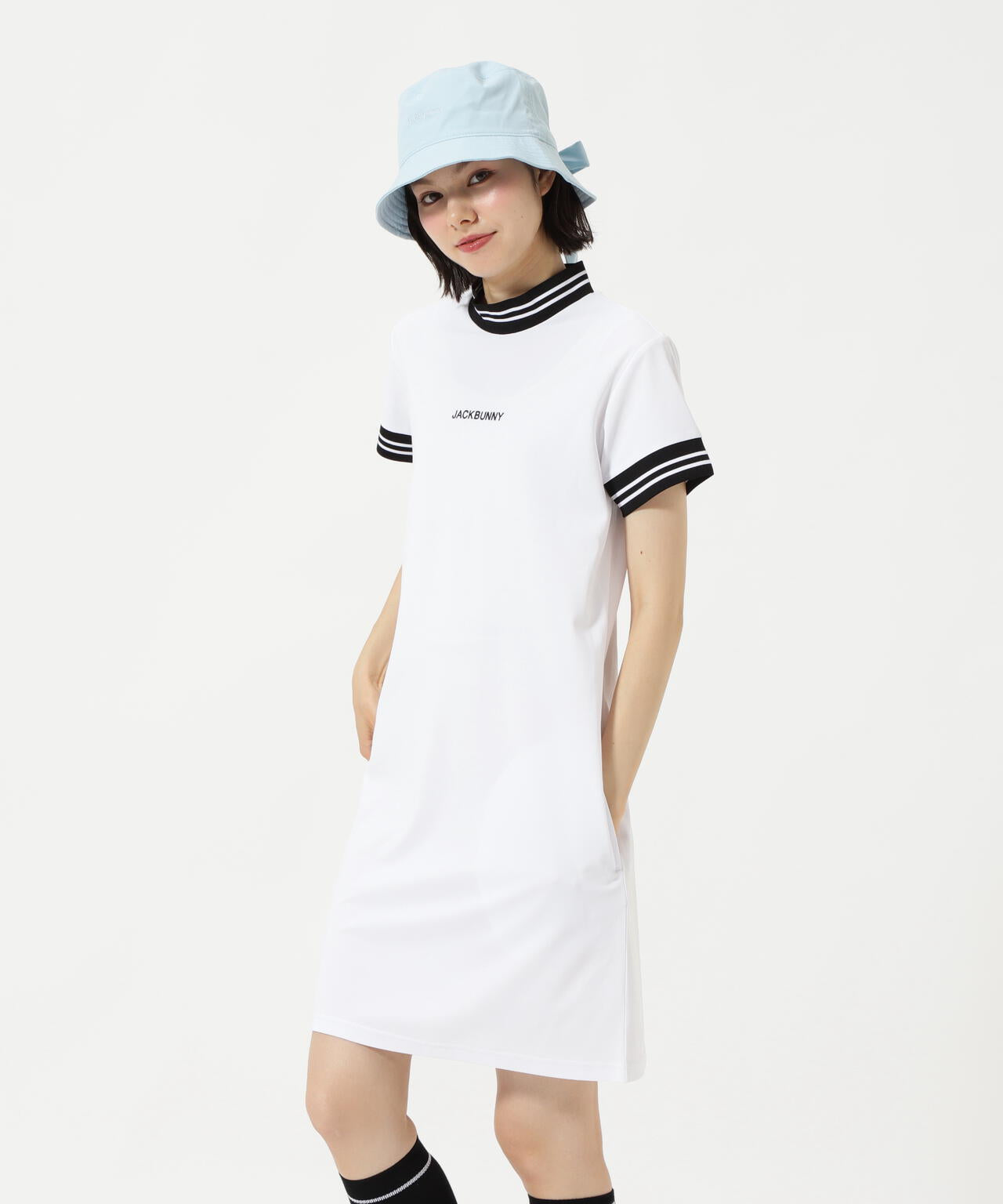 ハイゲージカノコ半袖ワンピース