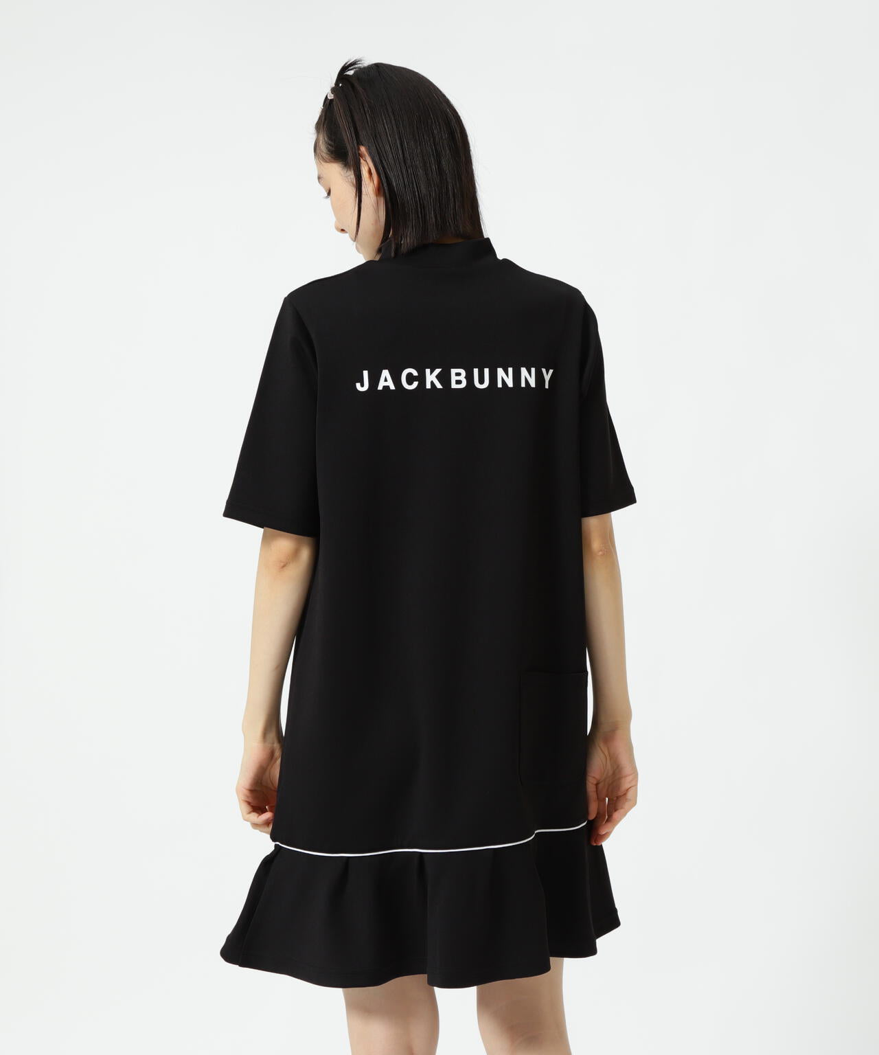 天竺ポンチ五分袖ワンピース | Jack Bunny!!（ジャックバニー