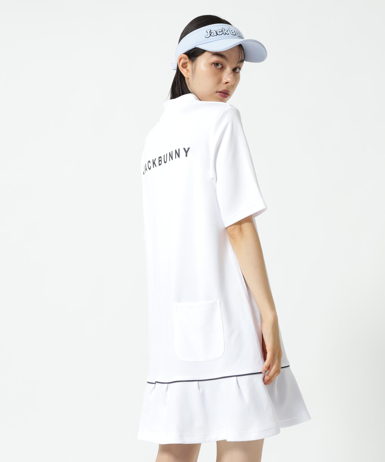 天竺ポンチ五分袖ワンピース | Jack Bunny!!（ジャックバニー