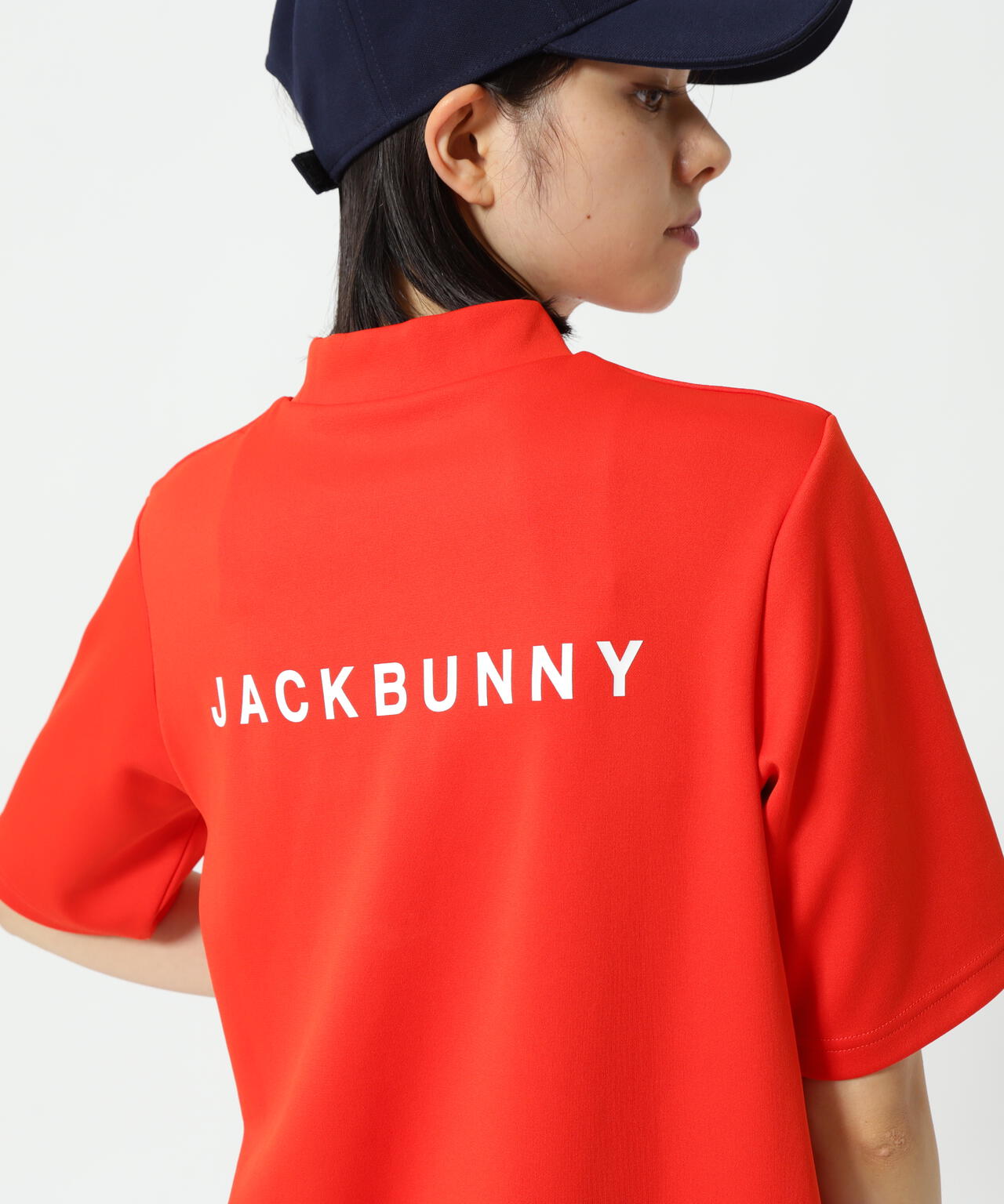 天竺ポンチ五分袖ワンピース | Jack Bunny!!（ジャックバニー