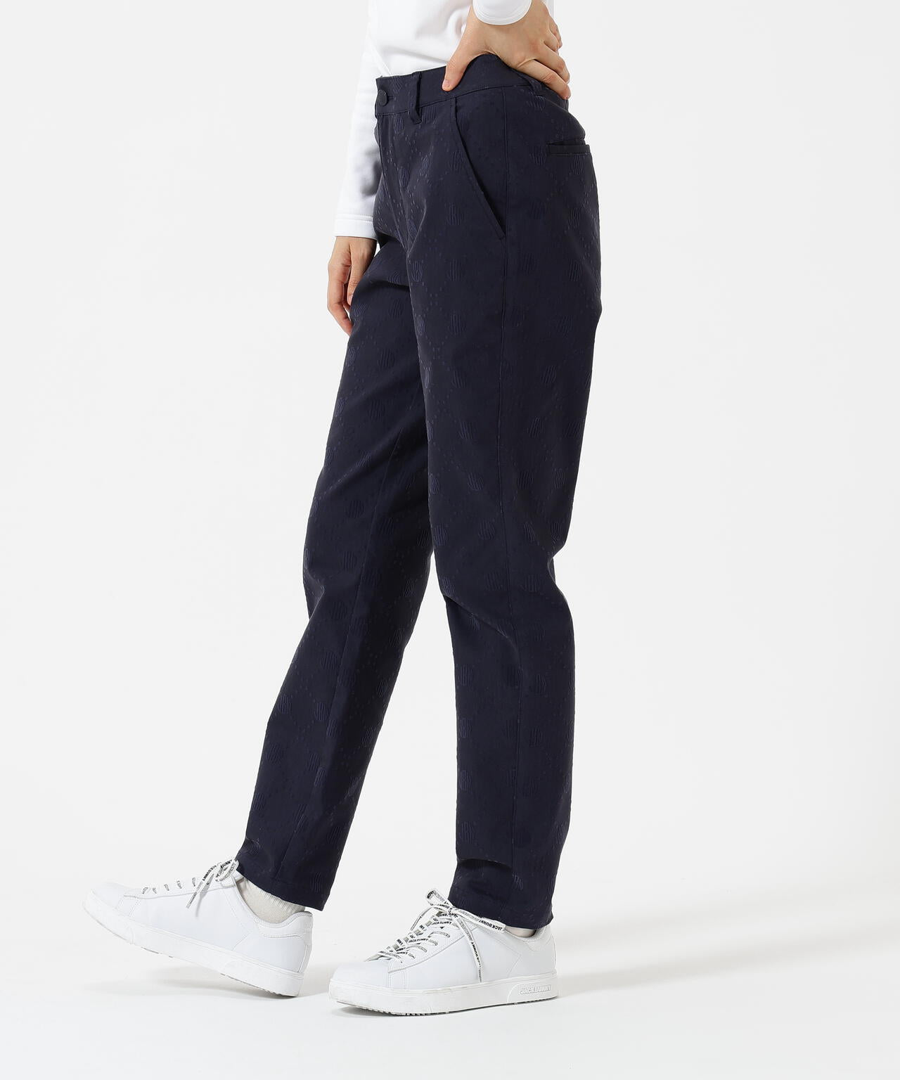 Jack Bunny ロゴプリントパンツ ネイビー Jack Bunny ロゴプリントパンツ ネイビー Jack Bunny